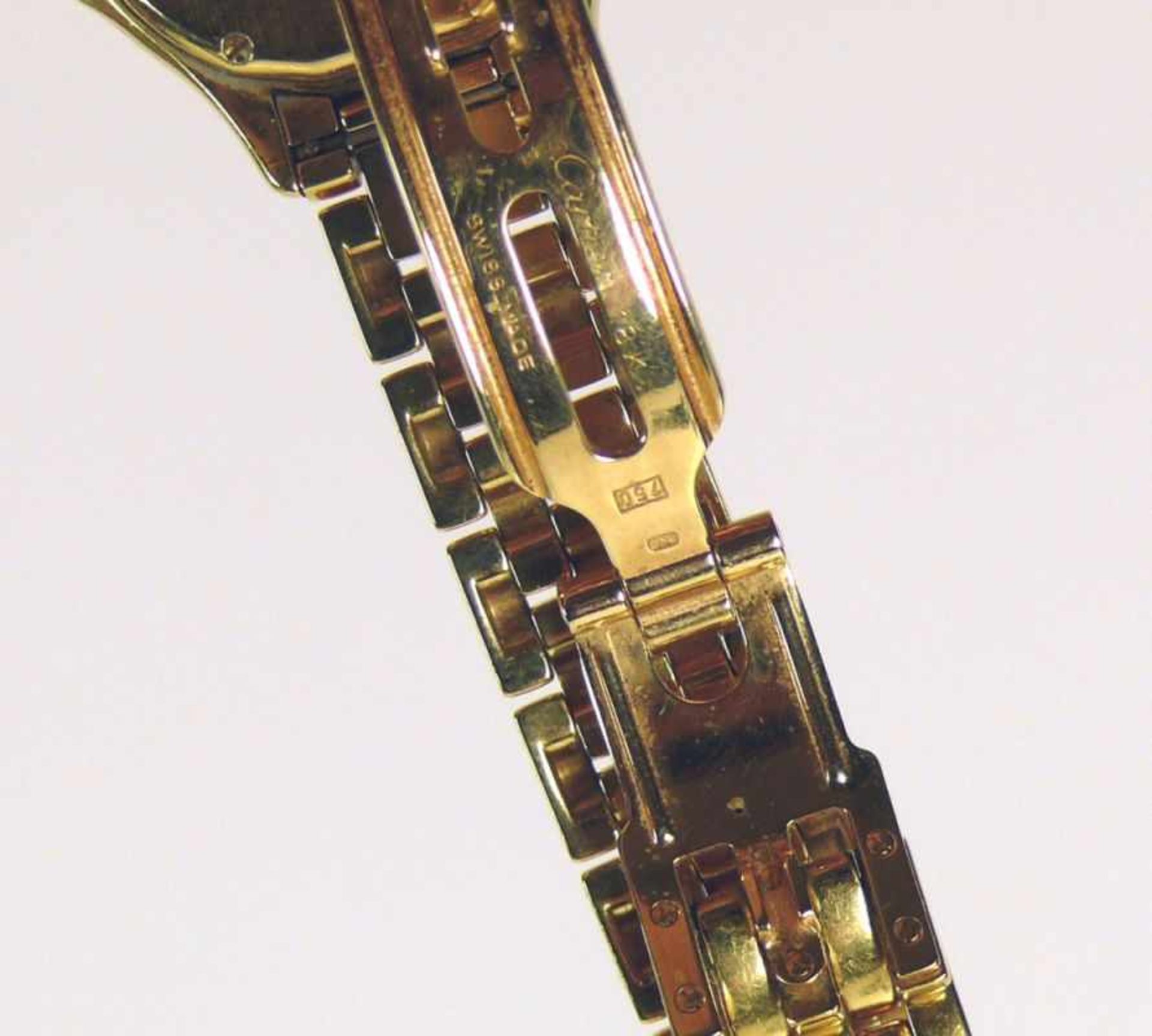 CARTIER-Damenarmbanduhr Modell Cougar; 18ct GG-Gehäuse und -Band; Quartz (Batterie muss erneuert - Bild 3 aus 6