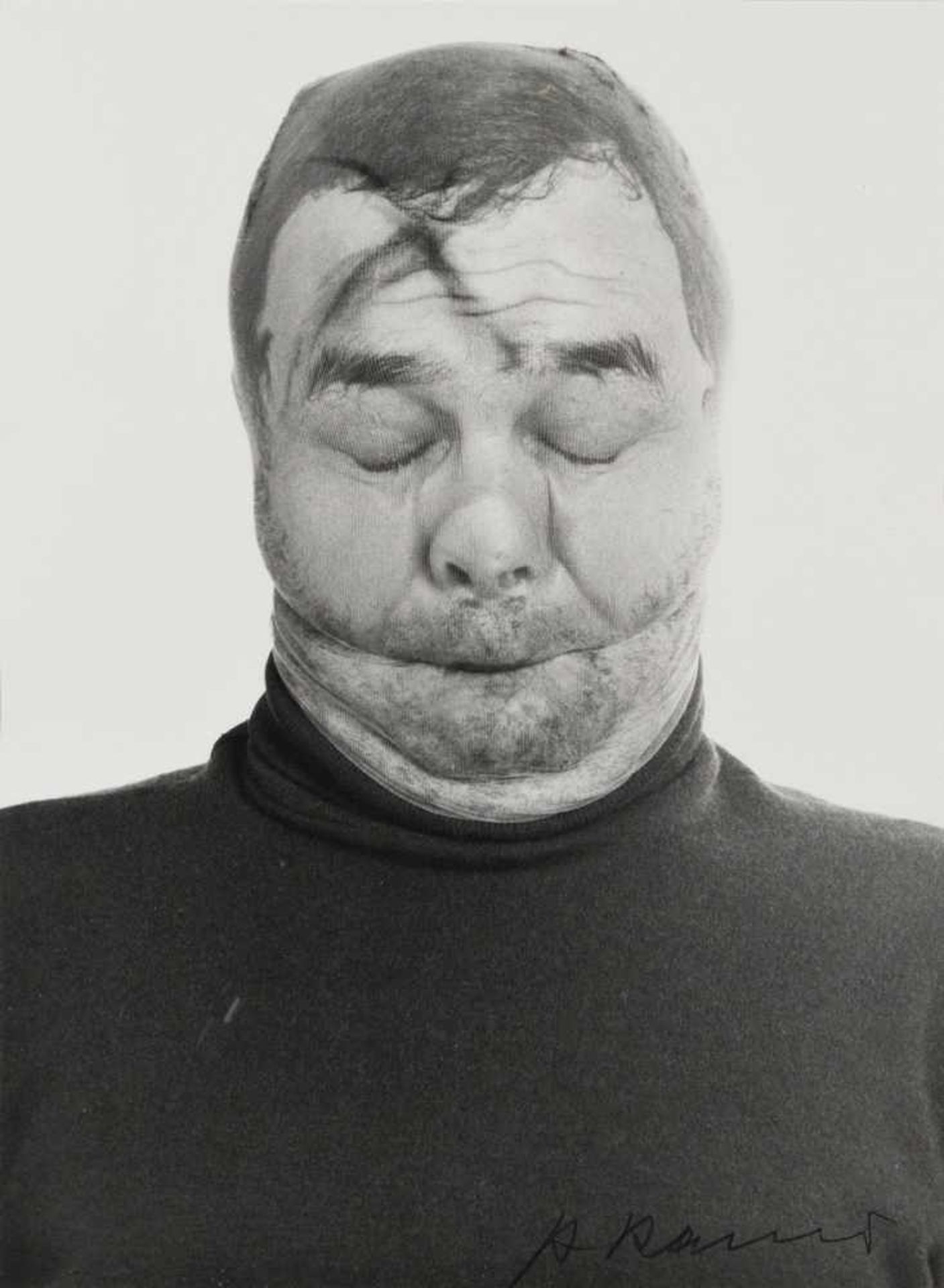 ARNULF RAINER (1929 BADEN/WIEN) FACE FARCES, 1972 Fotografie, Vintage-Silver-Print, 55 x 40 cm,