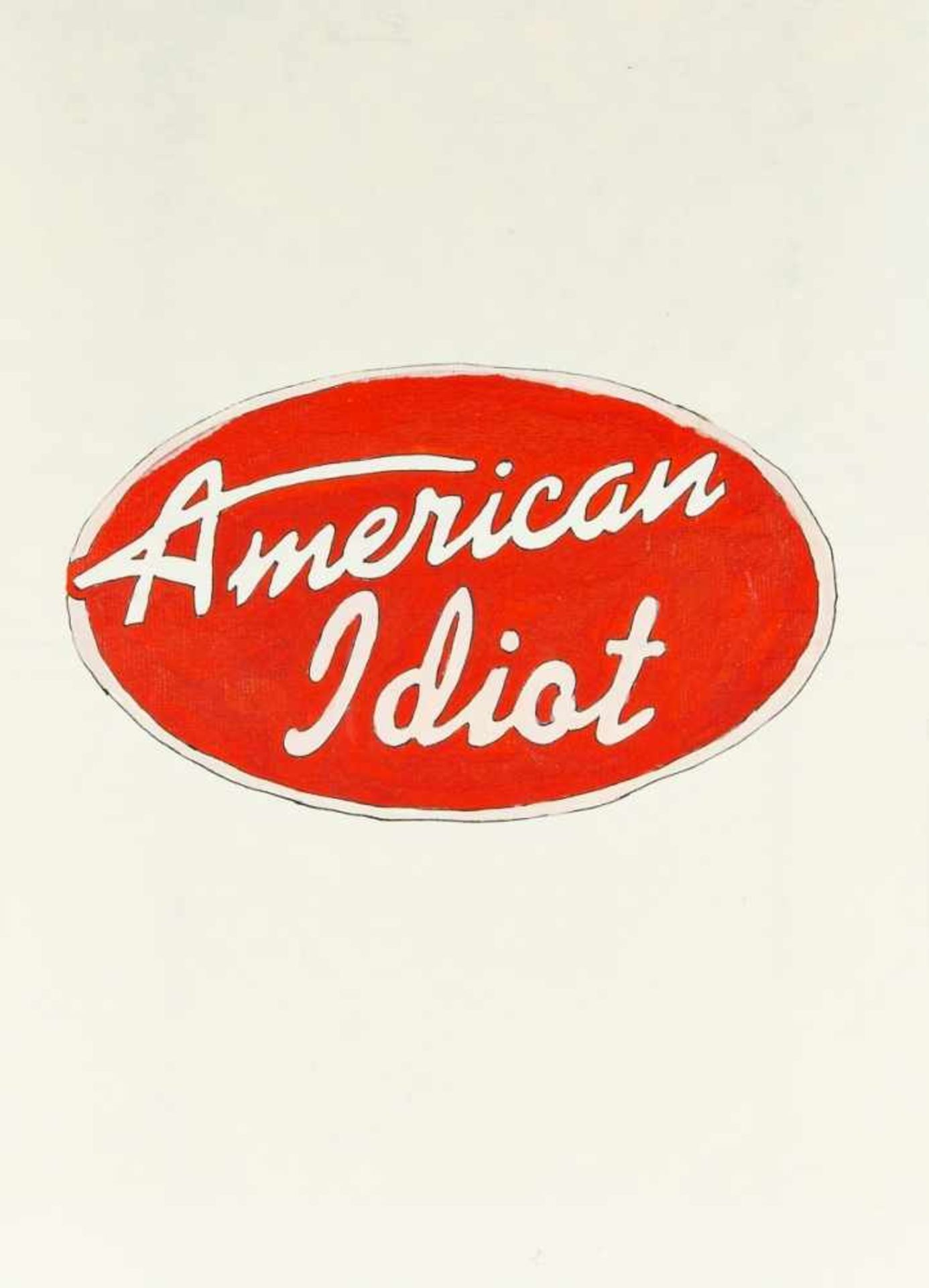 ZENITA KOMAD(1980 Klagenfurt)AMERICAN IDIOT, 2009Mischtechnik auf Bütten, 42 x 30 cmgerahmt, Maß mit