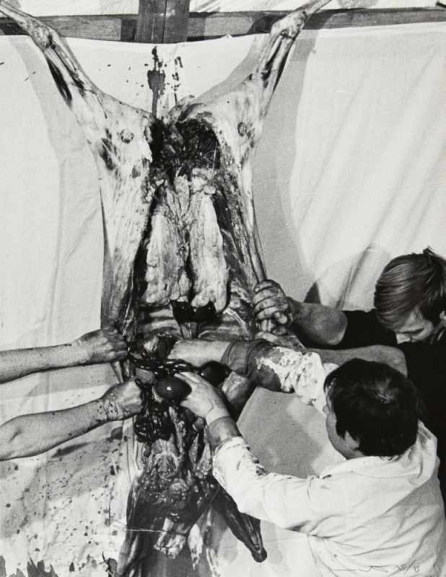 HERMANN NITSCH(1938 WIEN)ORGIEN MYSTERIEN THEATERFRÜHE AKTIONEN 1966, 1968 und 1969/1982Mappenwerk - Bild 4 aus 13