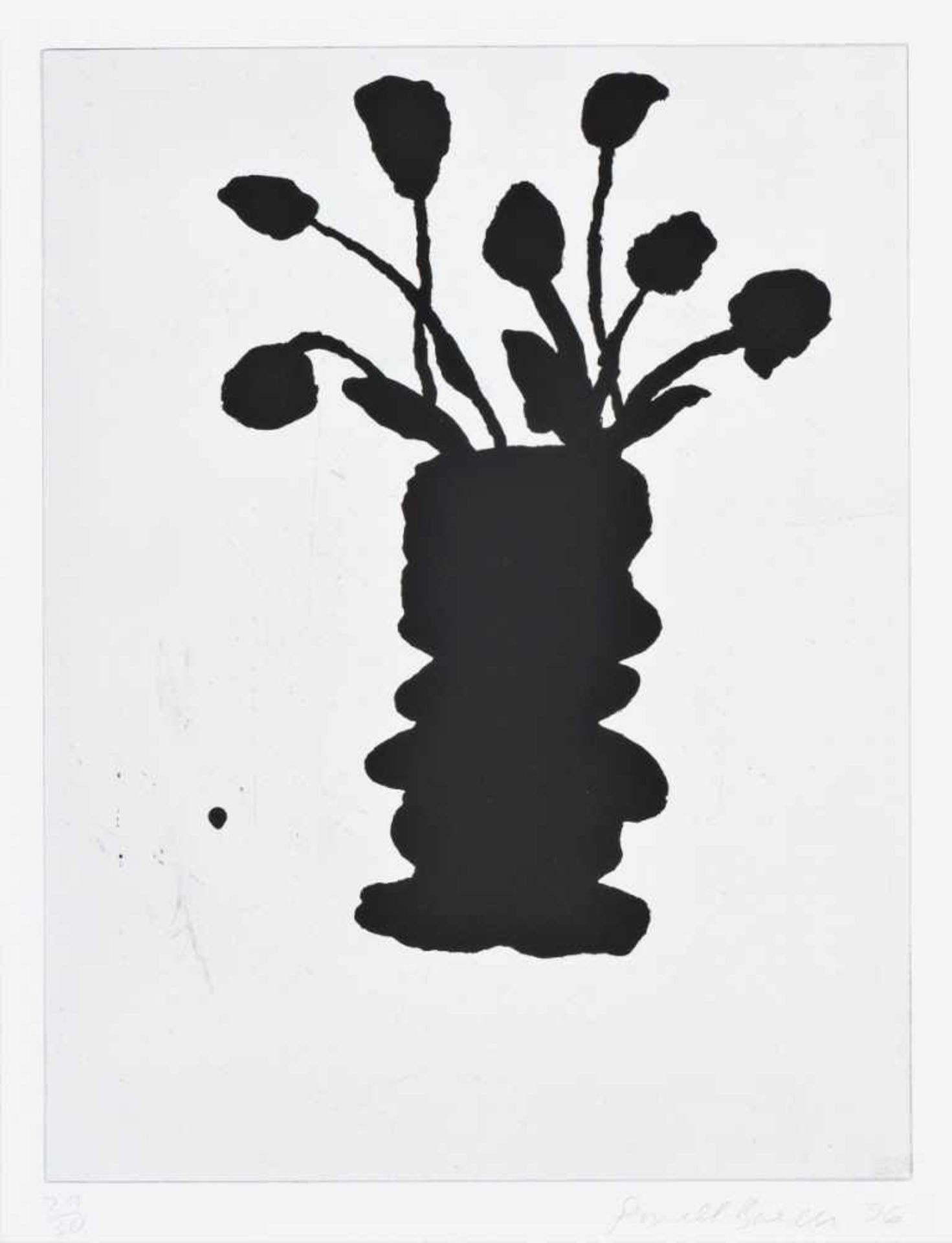 DONALD BAECHLER(1956 HARTFORD, USA)FLOWERS, 1996Kaltnadelradierung auf Bütten, Plattengröße: 59,5