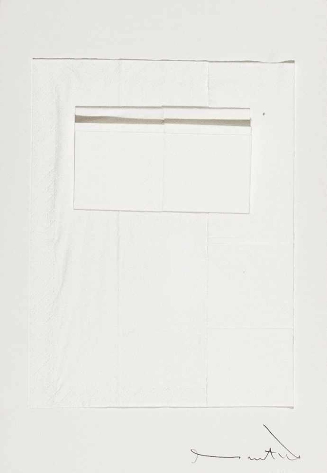 HERMANN NITSCH(1938 WIEN)o. T., 1972Papiertaschentücher auf weißem Karton, 21 x 30