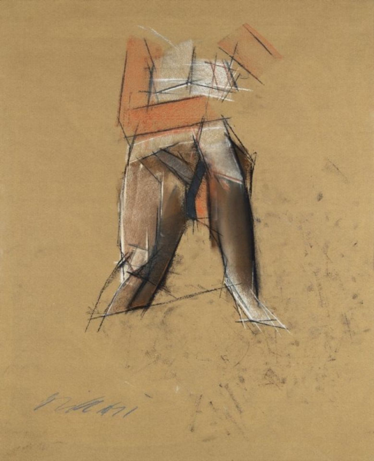 JOSEF MIKL(1929 WIEN - 2008 WIEN)o. T., 1971Pastellkreide auf Papier, 52 x 43 cm,gerahmt, Maß mit