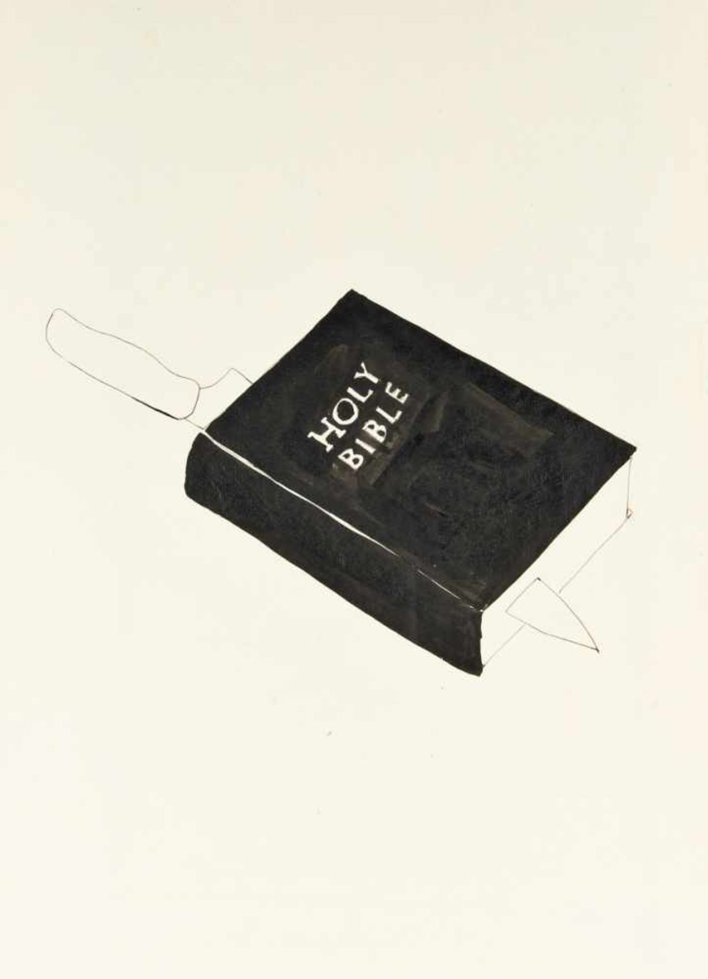 ZENITA KOMAD(1980 Klagenfurt)HOLY BIBLE, 2011Mischtechnik auf Bütten, 41 x 29 cmgerahmt, Maß mit