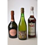 Champagne Jaquesson 1975 1 bt Laurent Perrier rose 1 bt Pimms 1 litre 1 bt