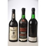 Quinta da Noval 1963 Grahams1970 Warres 1975