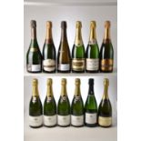 Mixed Vintage and NV Champagnes 12 bts