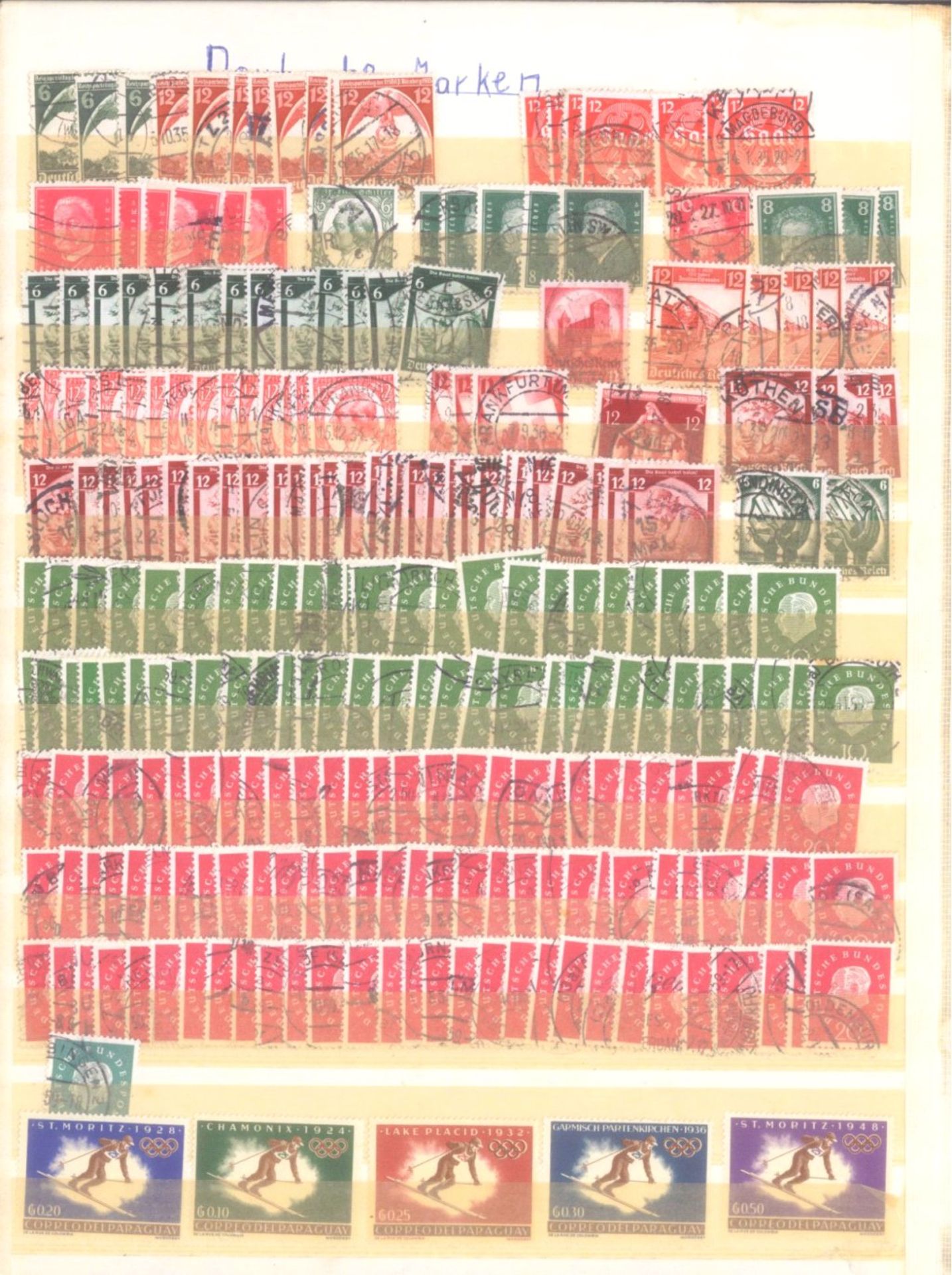 4 Briefmarkenalben, Alle Welt mit BRD und DDR4 Alben mit teilweise nach Themengebieten - Bild 4 aus 12