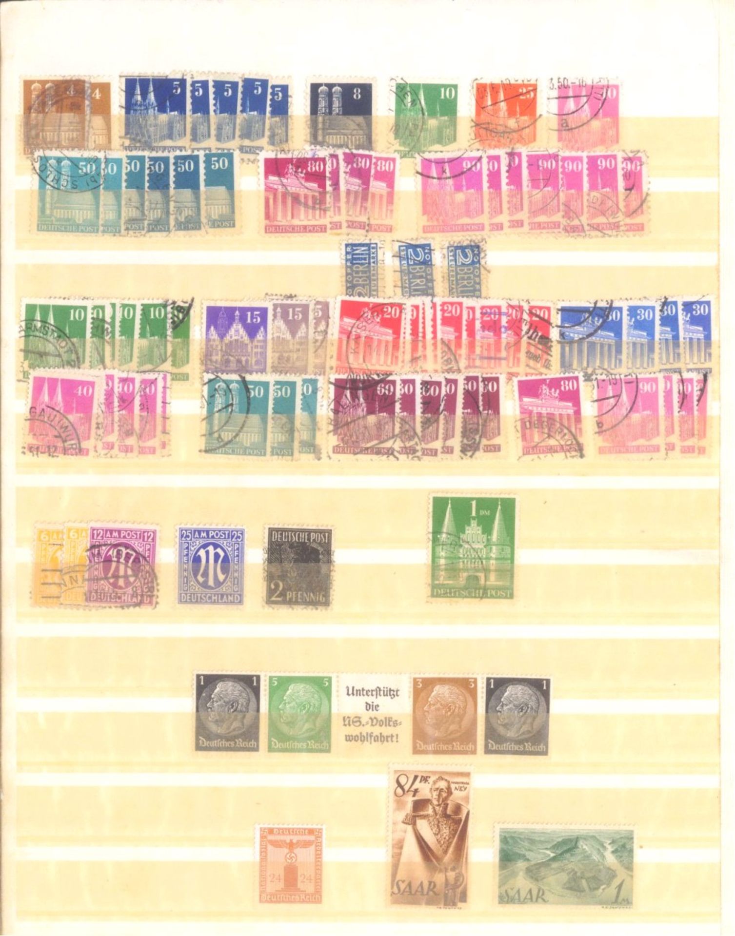 4 Briefmarkenalben, Alle Welt mit BRD und DDR4 Alben mit teilweise nach Themengebieten - Bild 2 aus 12