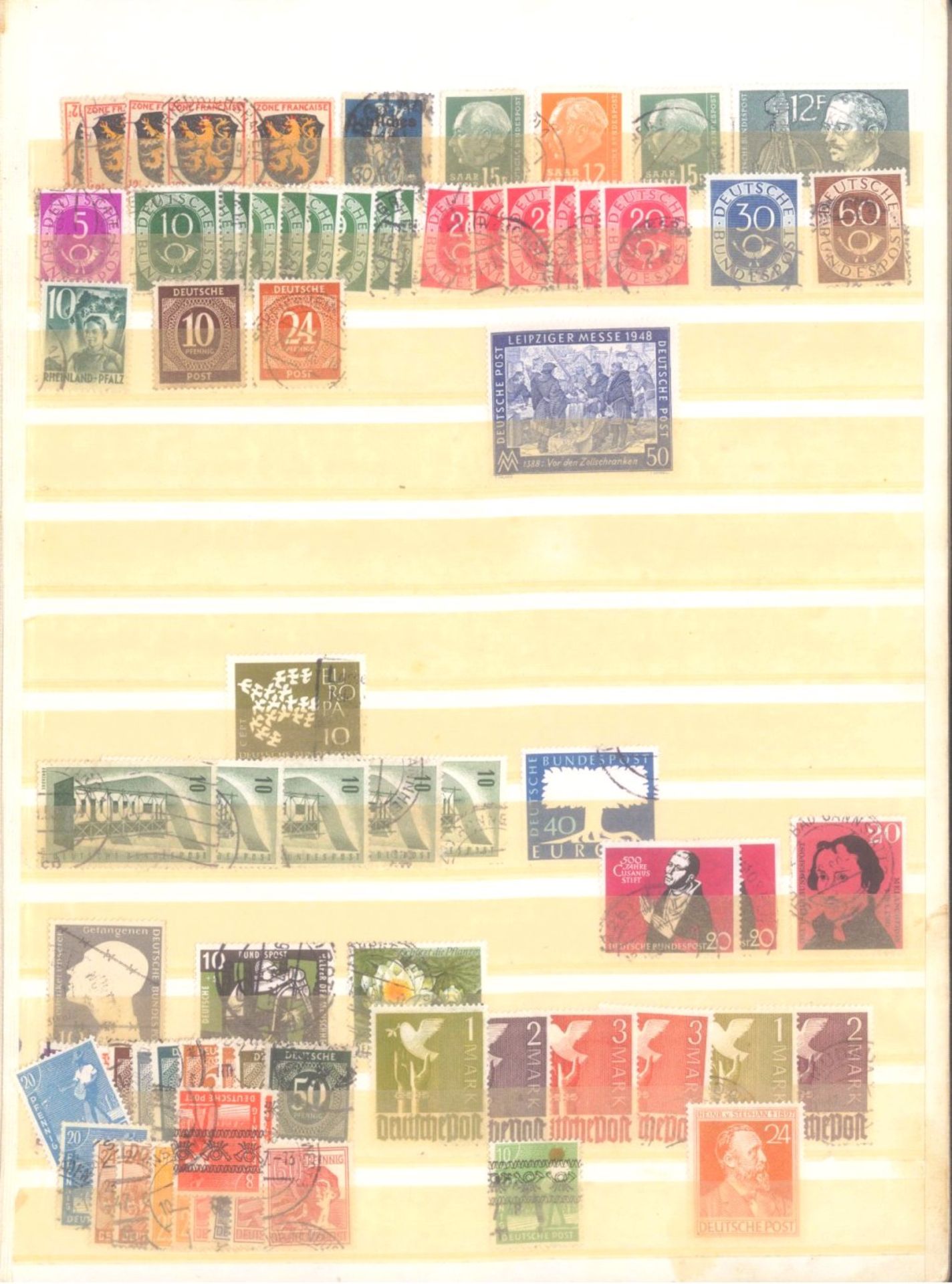 4 Briefmarkenalben, Alle Welt mit BRD und DDR4 Alben mit teilweise nach Themengebieten