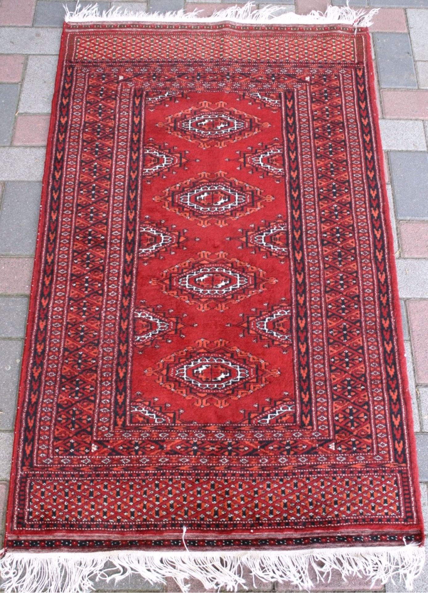 Orientteppich Pakistan-BucharaWolle / Baumwolle, ca. 136 x 78 cm