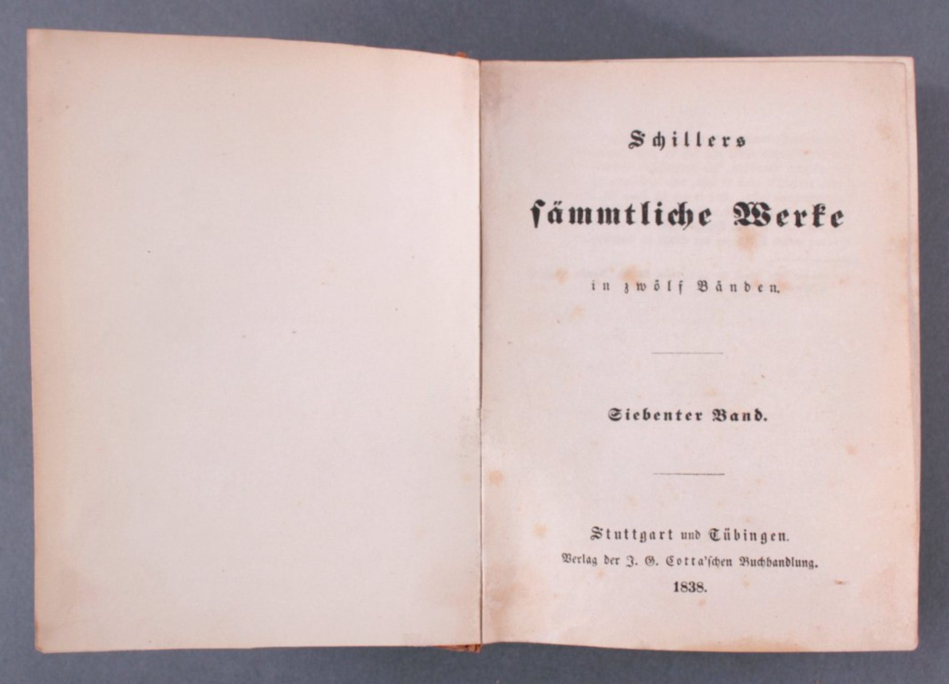 8 Bände aus Schillers sämmtliche Werke in zwölf Bänden, 18683-10, jeweils 2 Stück - Bild 3 aus 3