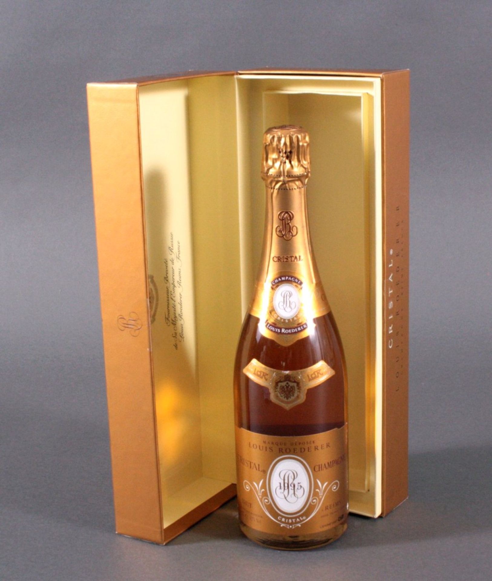 LOUIS ROEDERER CRISTAL Brut Champagner 1995In GeschenkboxCan not be send to the USA and Canada!