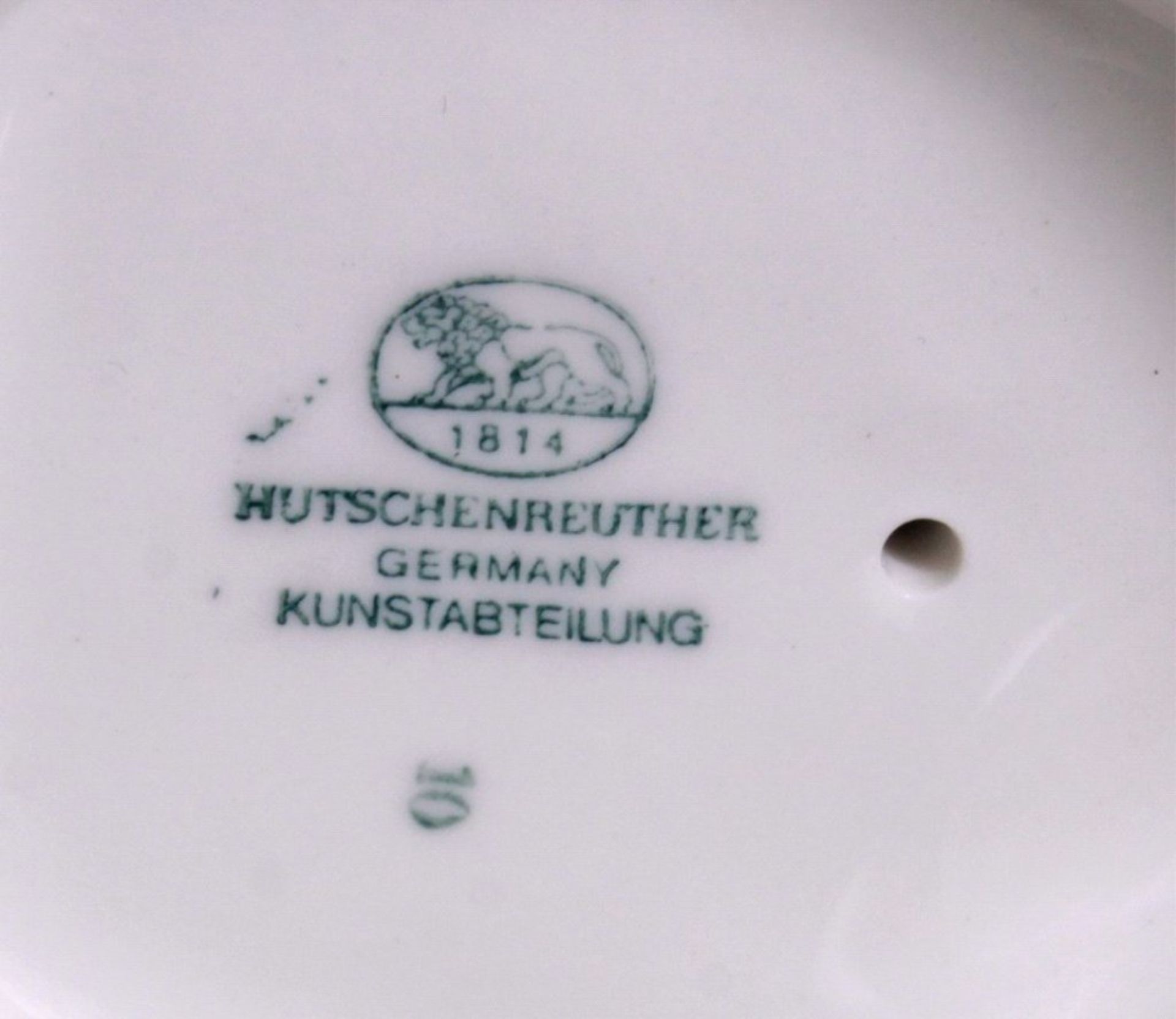 Hutschenreuther große "Adlergruppe"Entwurf Karl Tutter 1937, grüne Stempelmarke,Kunstabteilung, - Image 6 of 7