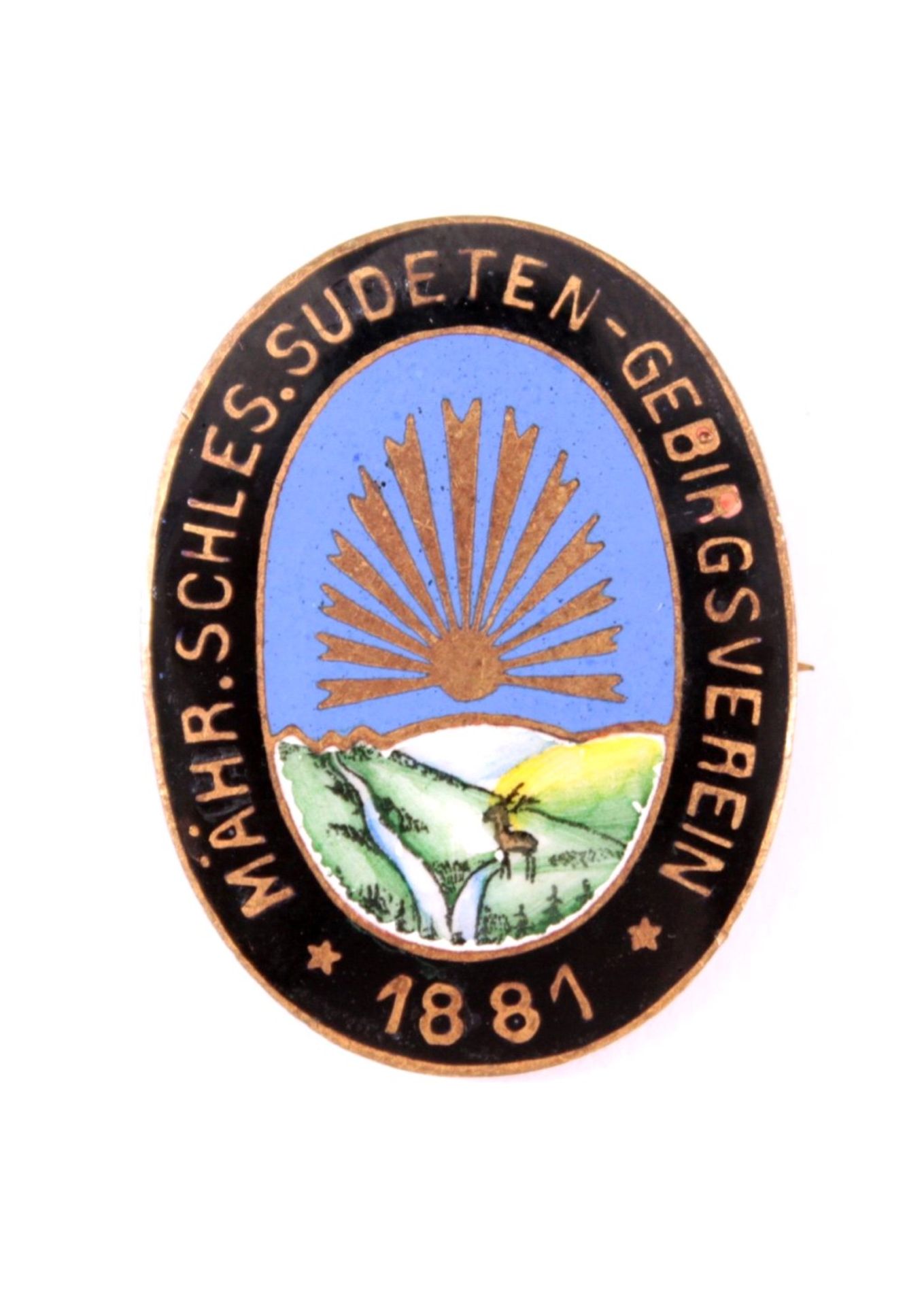 Abzeichen deutscher Organisationen 1871-1945 im AuslandDer Mährisch-Schlesische Sudetengebirgsverein