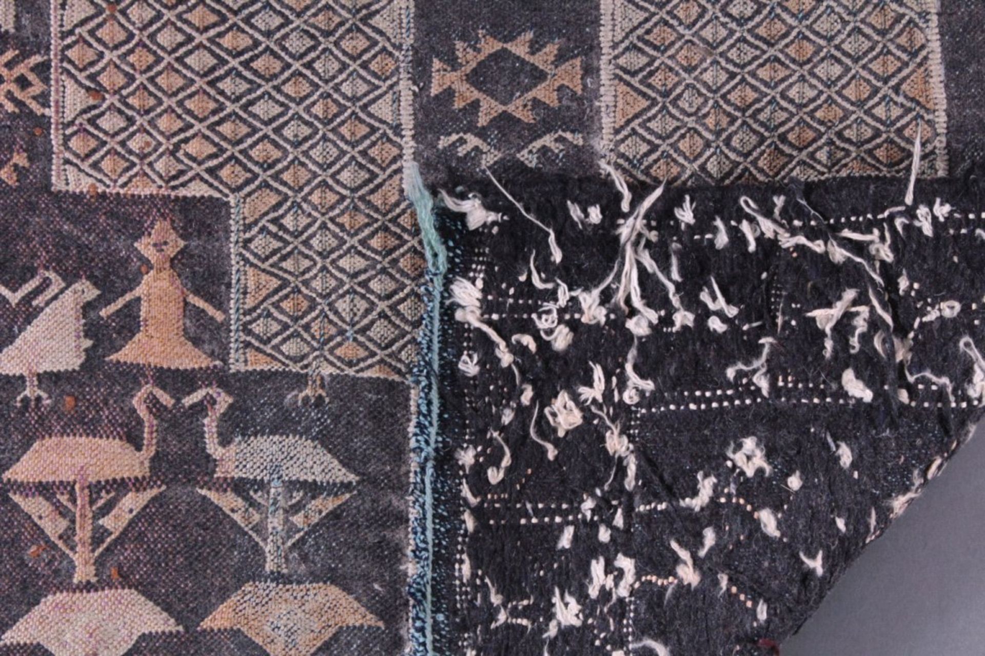 Nomadic, AfganistanHandgeknüpfter Orientteppich, geometrische Musterung, ca.105 x 60 cm - Bild 2 aus 2