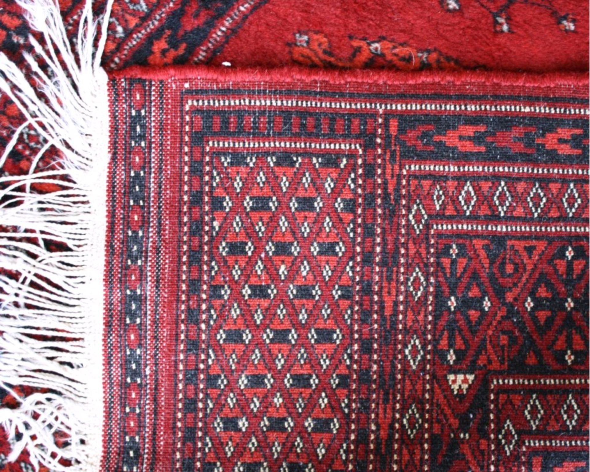 Orientteppich Pakistan-BucharaWolle / Baumwolle, ca. 136 x 78 cm - Bild 2 aus 2