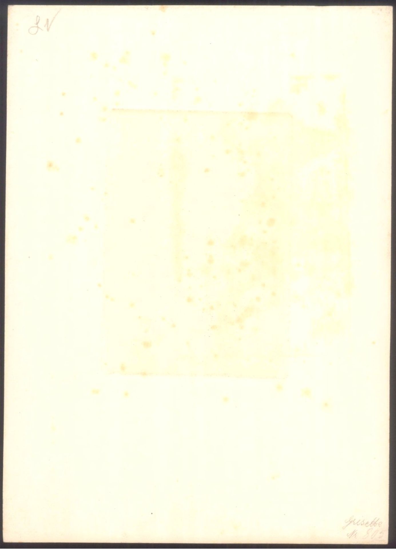Ernst Busch 1920. Gisette.Dame, in der Platte signiert, Bezeichnung auf derRückseite, ca. 15,5 x - Bild 3 aus 3