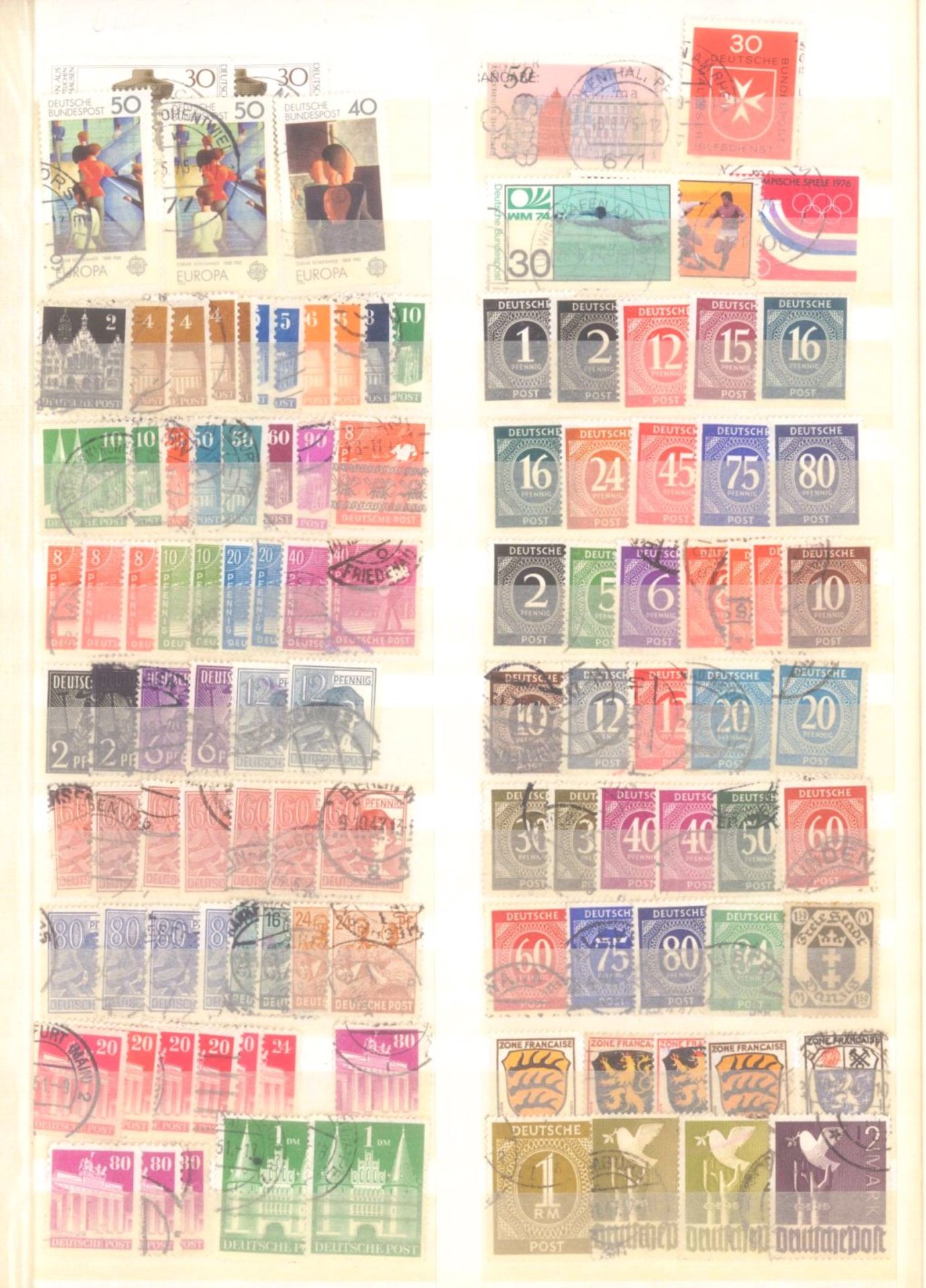 4 Briefmarkenalben, Alle Welt mit BRD und DDR4 Alben mit teilweise nach Themengebieten - Bild 7 aus 12