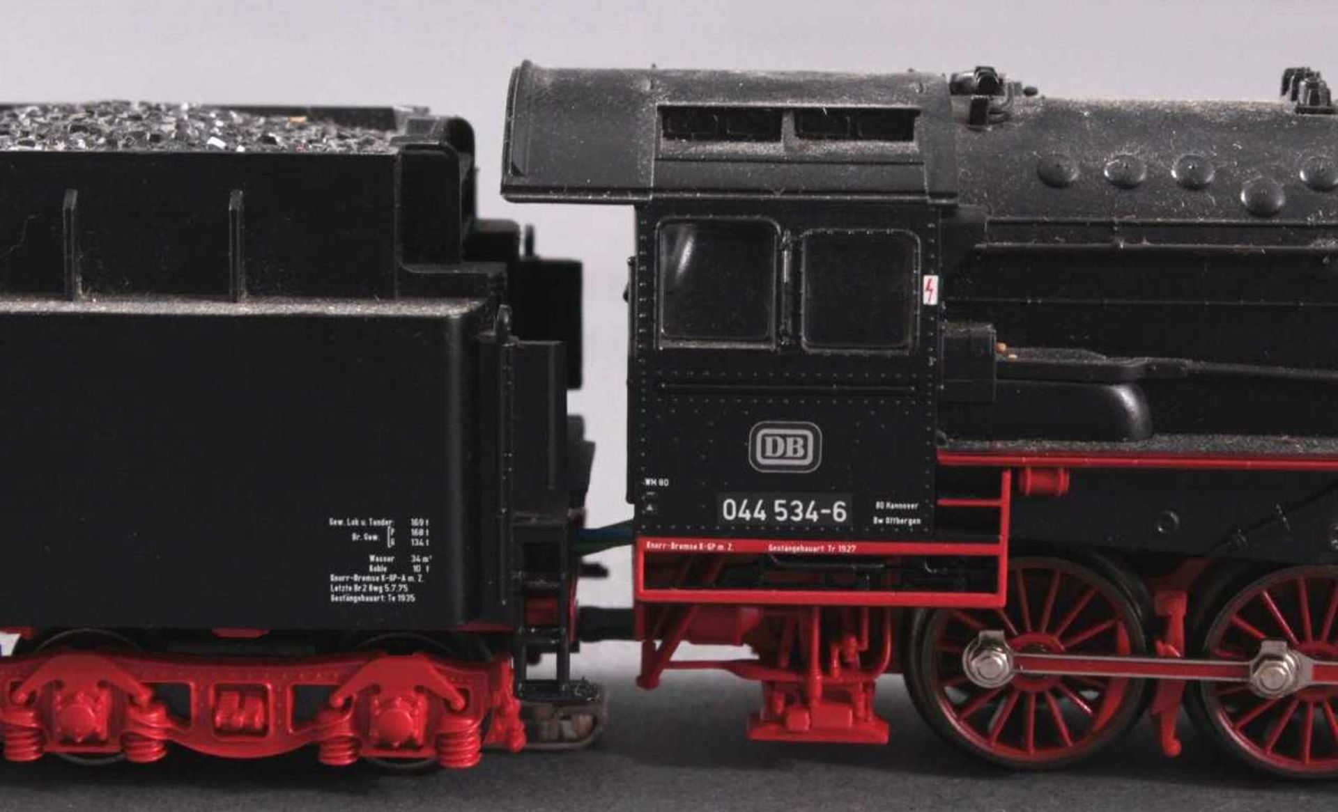 Märklin H0 37880 Dampf-Lok BR 044 534-6 der DB mit5 Güterwaggons - Image 3 of 3