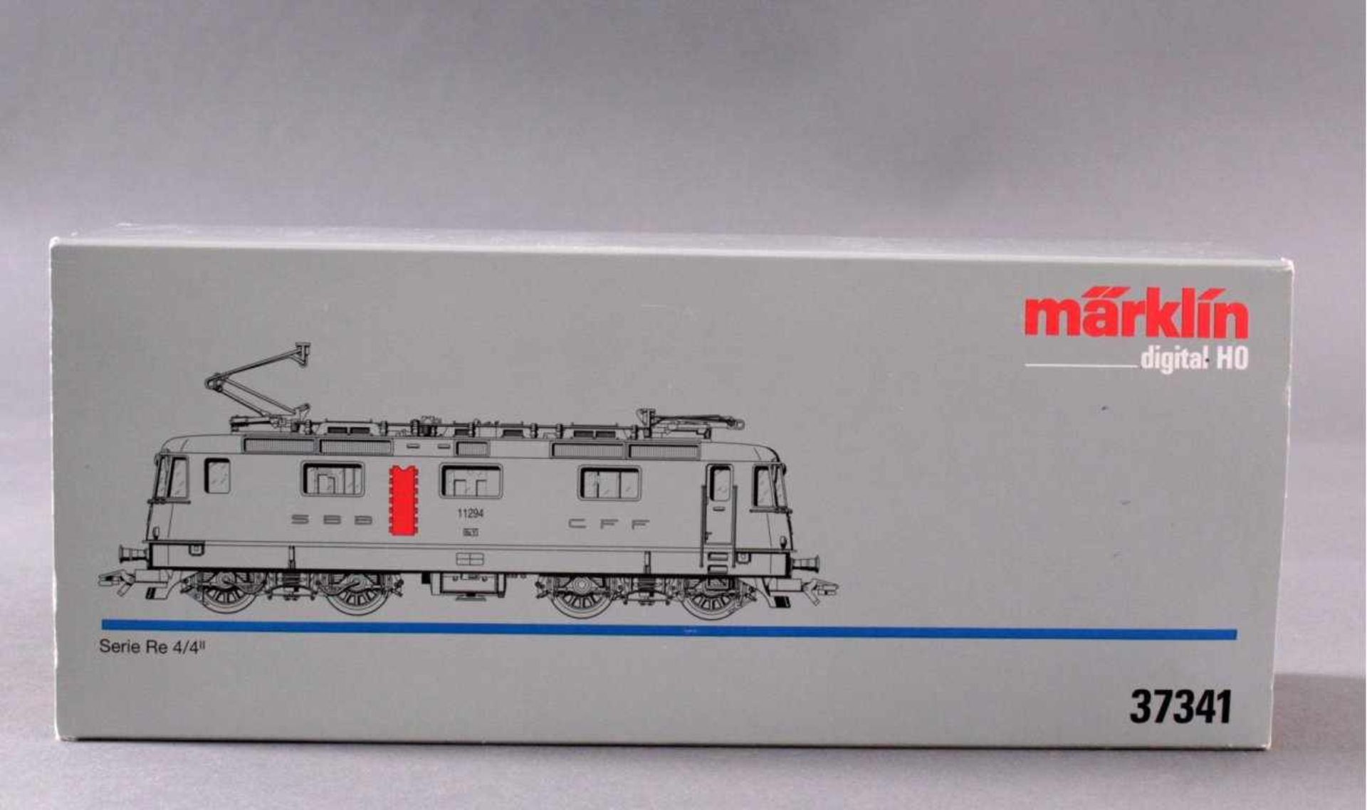 Märklin HO 37341 E-Lok Serie Re 4/4 der SBB 11294 DigitalNeuwertig und in der original Verpackung - Image 3 of 3