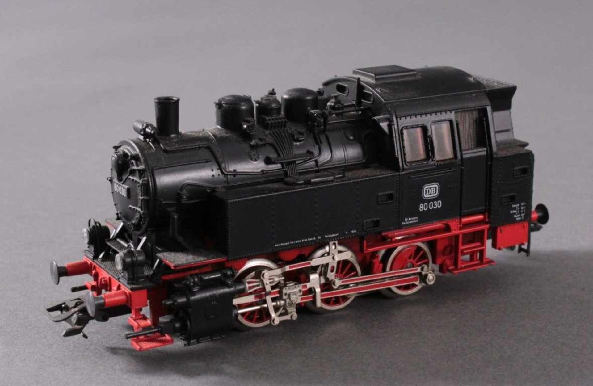 Märklin H0 3704 Dampf-Lok Baureihe 80 30 DB in schwarz mit5 Güterwaggons - Bild 2 aus 3