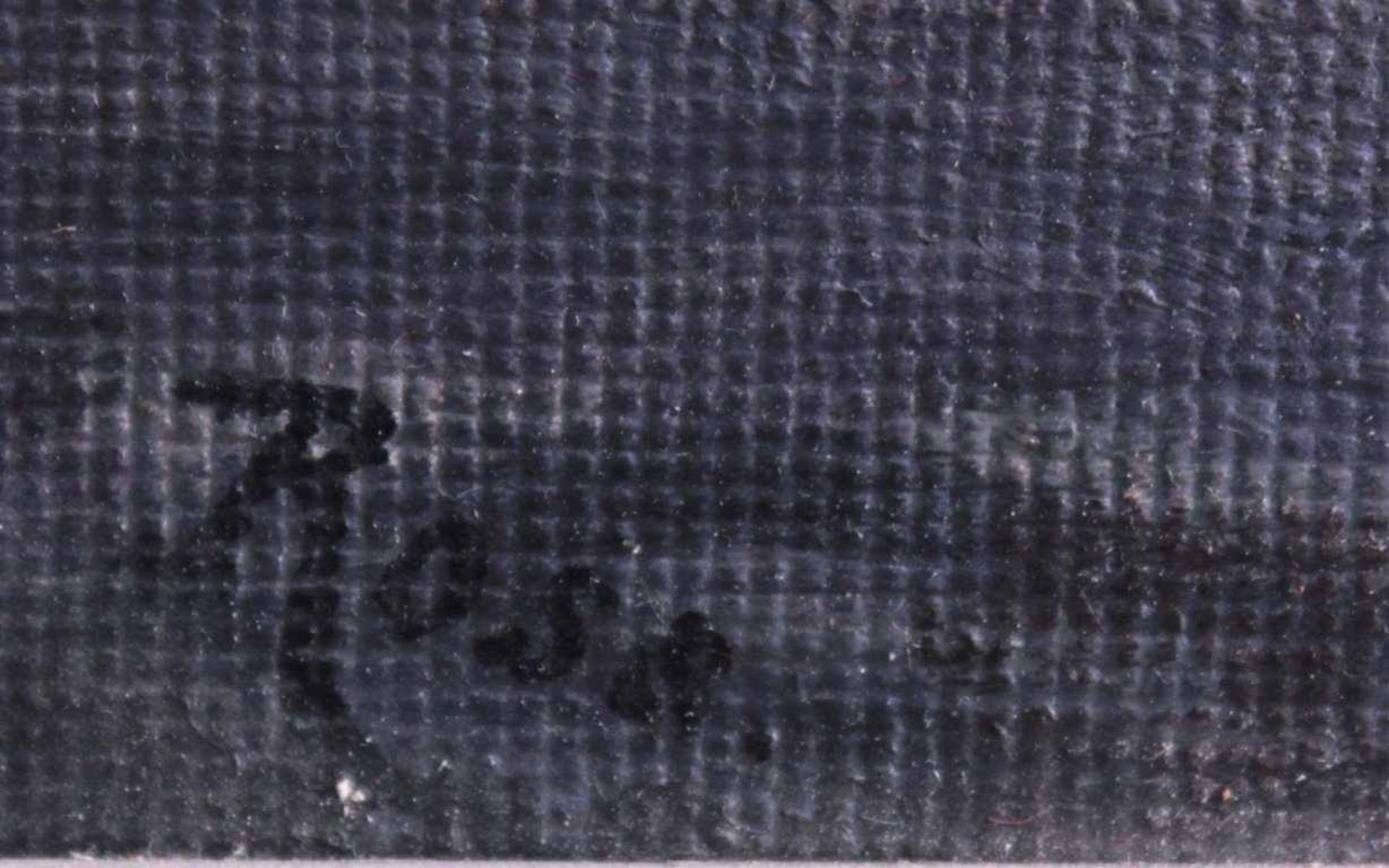 Heinrich Ross (1877-1969)Öl auf Harfaser, "Felsenküste", links unten signiert, ca. 31x 40,5 cm - Bild 3 aus 3