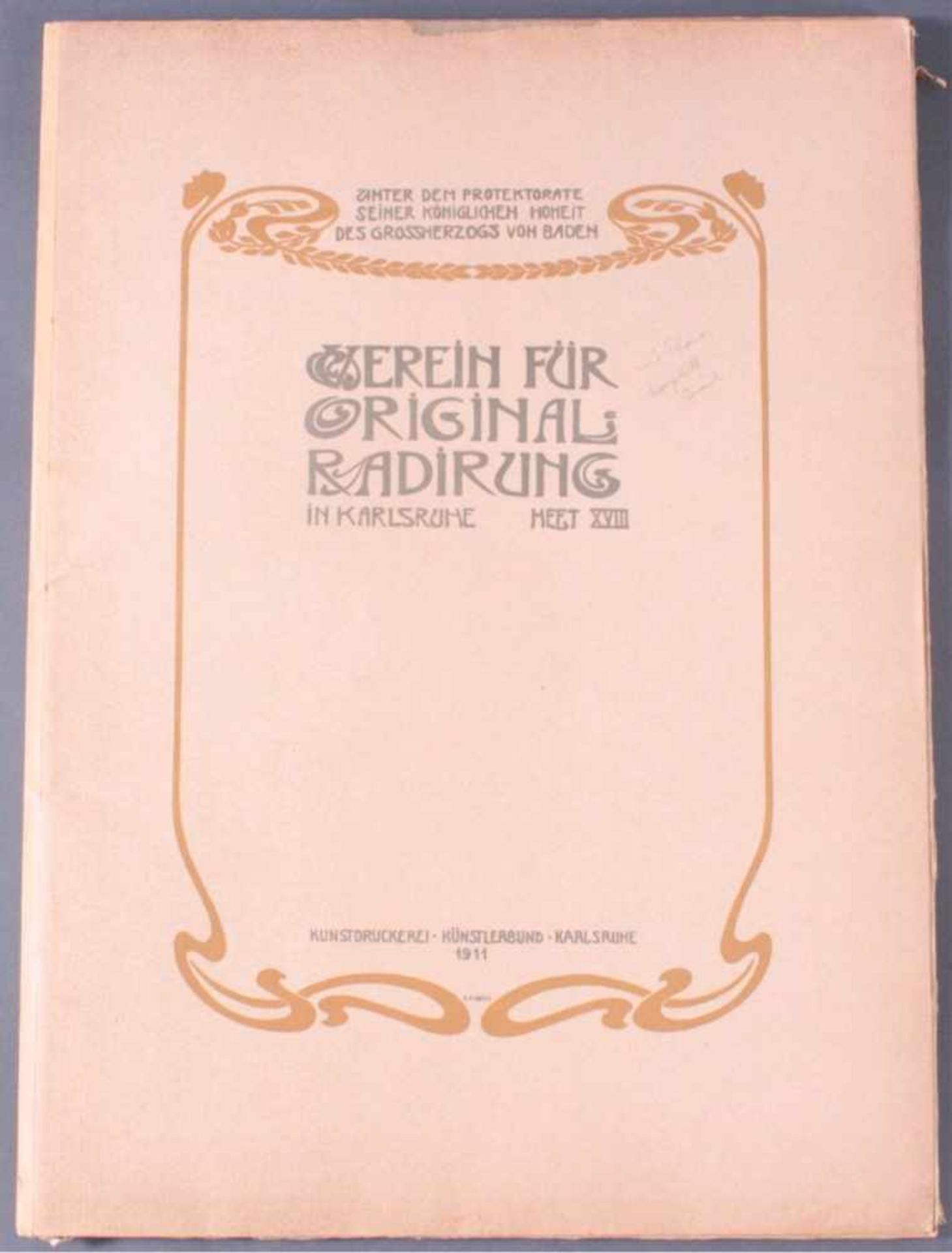 Verein für Original-Radierung Karlsruhe. Heft XVII, 1911Emil Rudolf Weiß gestaltete, für die