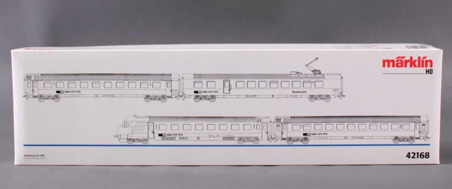 MÄRKLIN H0 42168 Pendelzug der SBB4 Einheitswagen Typ IV. Neuwertig und in der originalVerpackung - Bild 3 aus 3