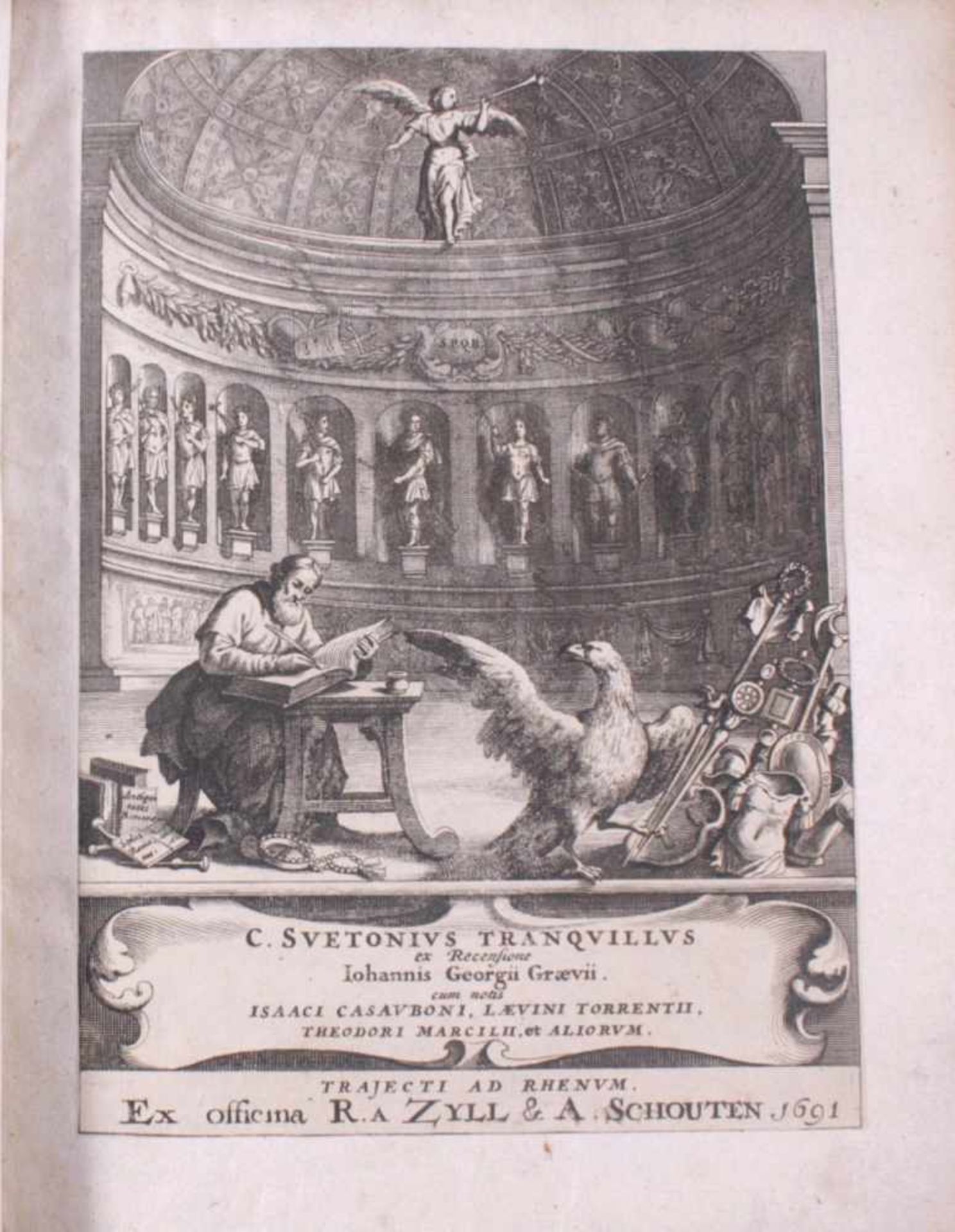 Die Kaiserviten, Gaius Suetonius Tranquillus, 1691Ex Recensione Joannis [Iohannis] Georgii - Bild 2 aus 5