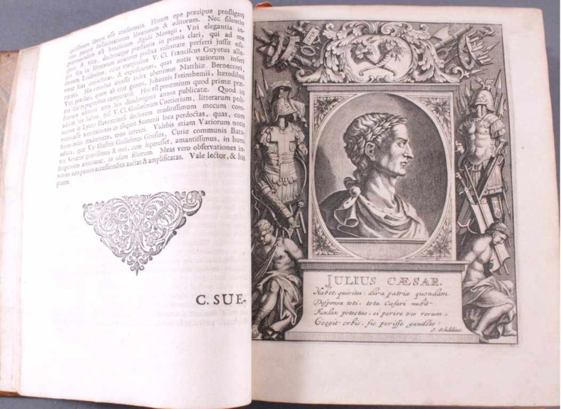 Die Kaiserviten, Gaius Suetonius Tranquillus, 1691Ex Recensione Joannis [Iohannis] Georgii - Bild 3 aus 5