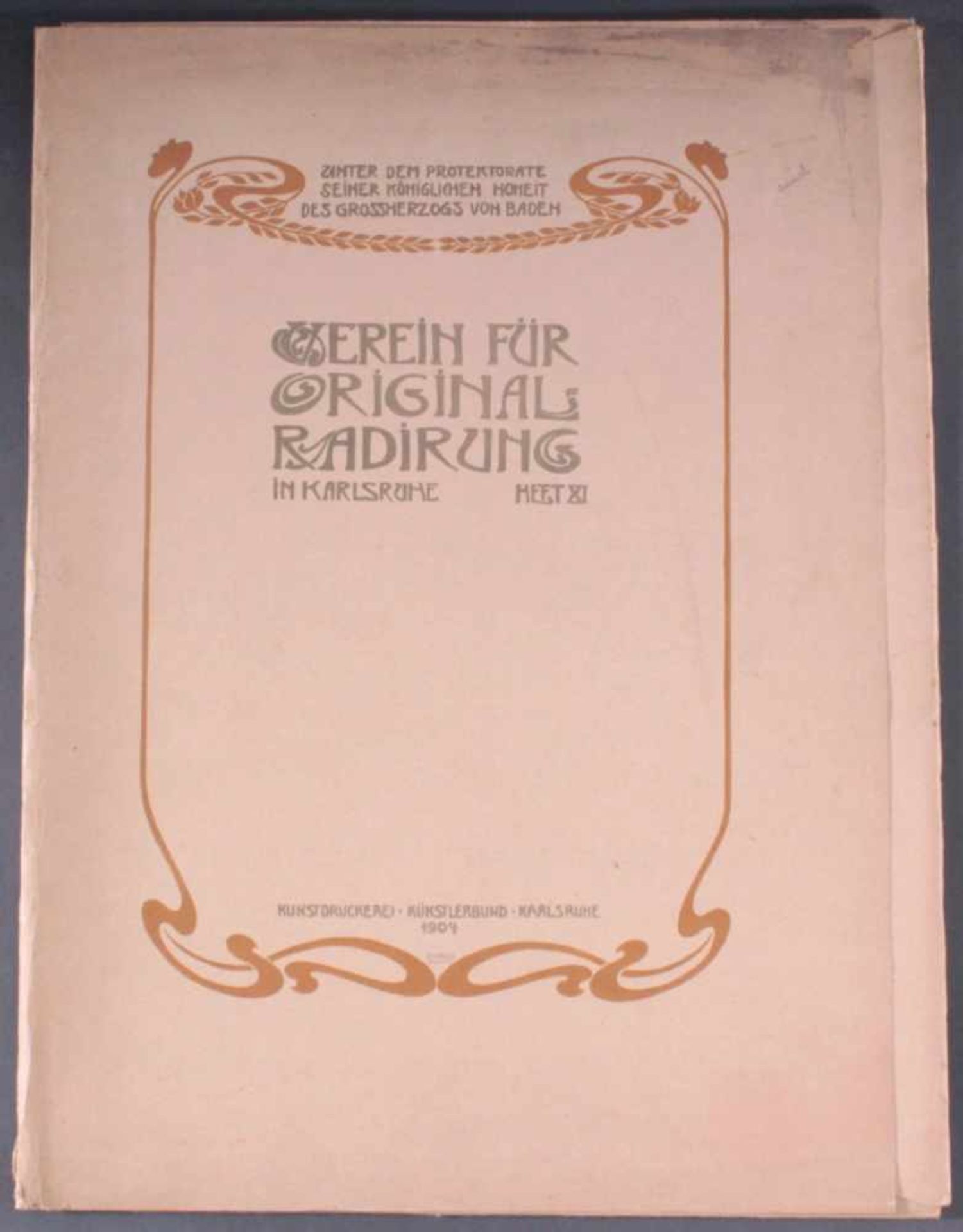 Verein für Original-Radierung Karlsruhe. Heft XI, 1904Emil Rudolf Weiß gestaltete für die jährlich