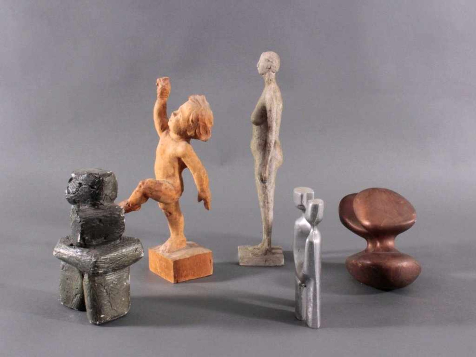 Anton Jezovsek Zvone (1935-2017)Fünf Skulpturen, Modellen aus Metall, Holz, Gips. - Bild 2 aus 4