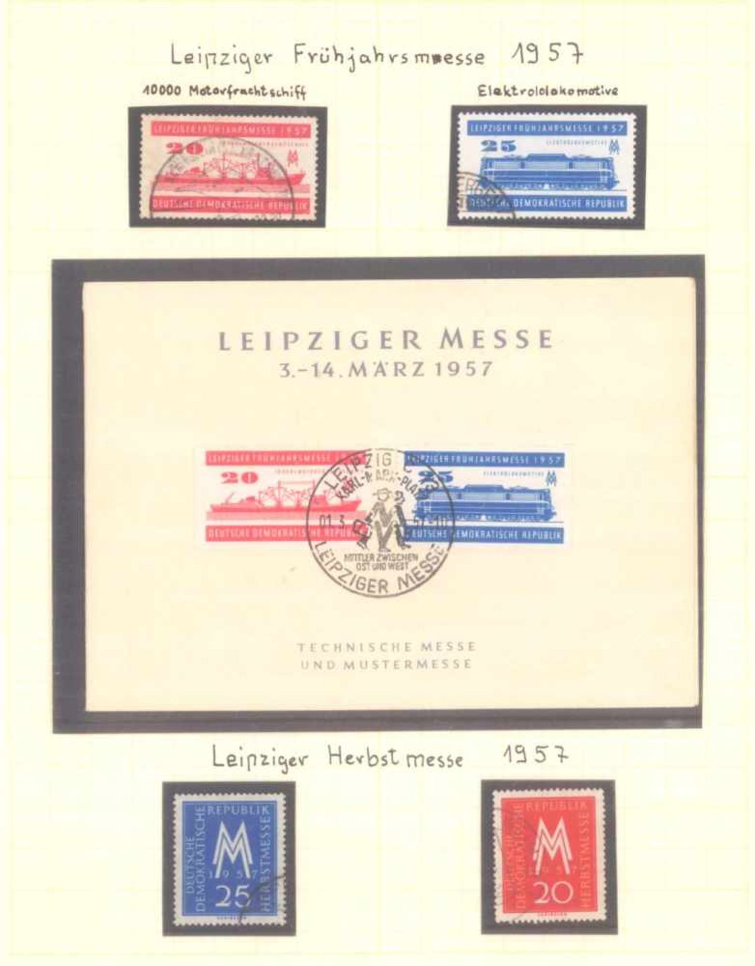 Kleiner Resteposten, Marken und Numisbriefe, Feldpost BWMehrere Teilbögen Drittes Reich (Hitler- - Image 7 of 13