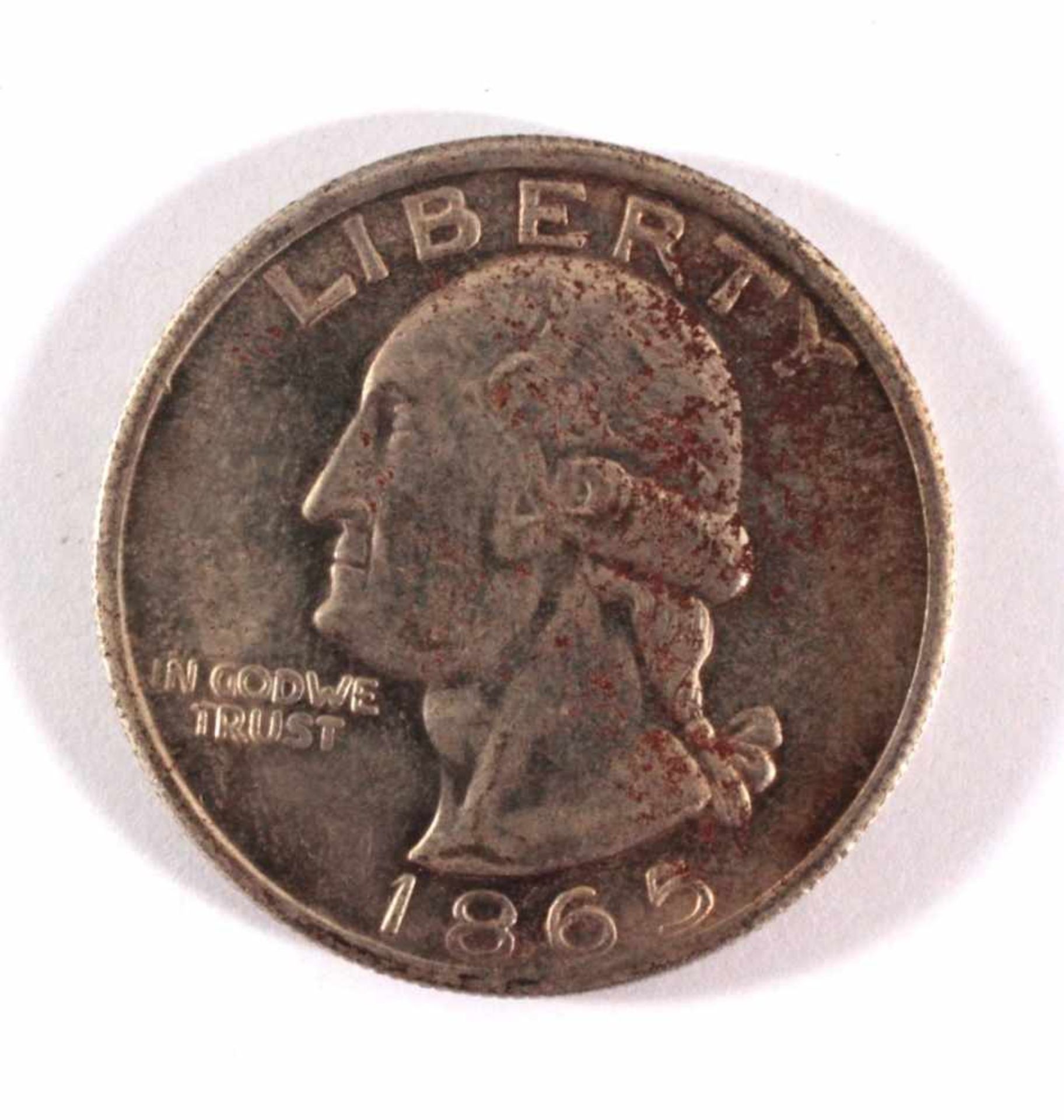 USA, Liberty one Silber-Dollar 1865Ca. 17,6 g