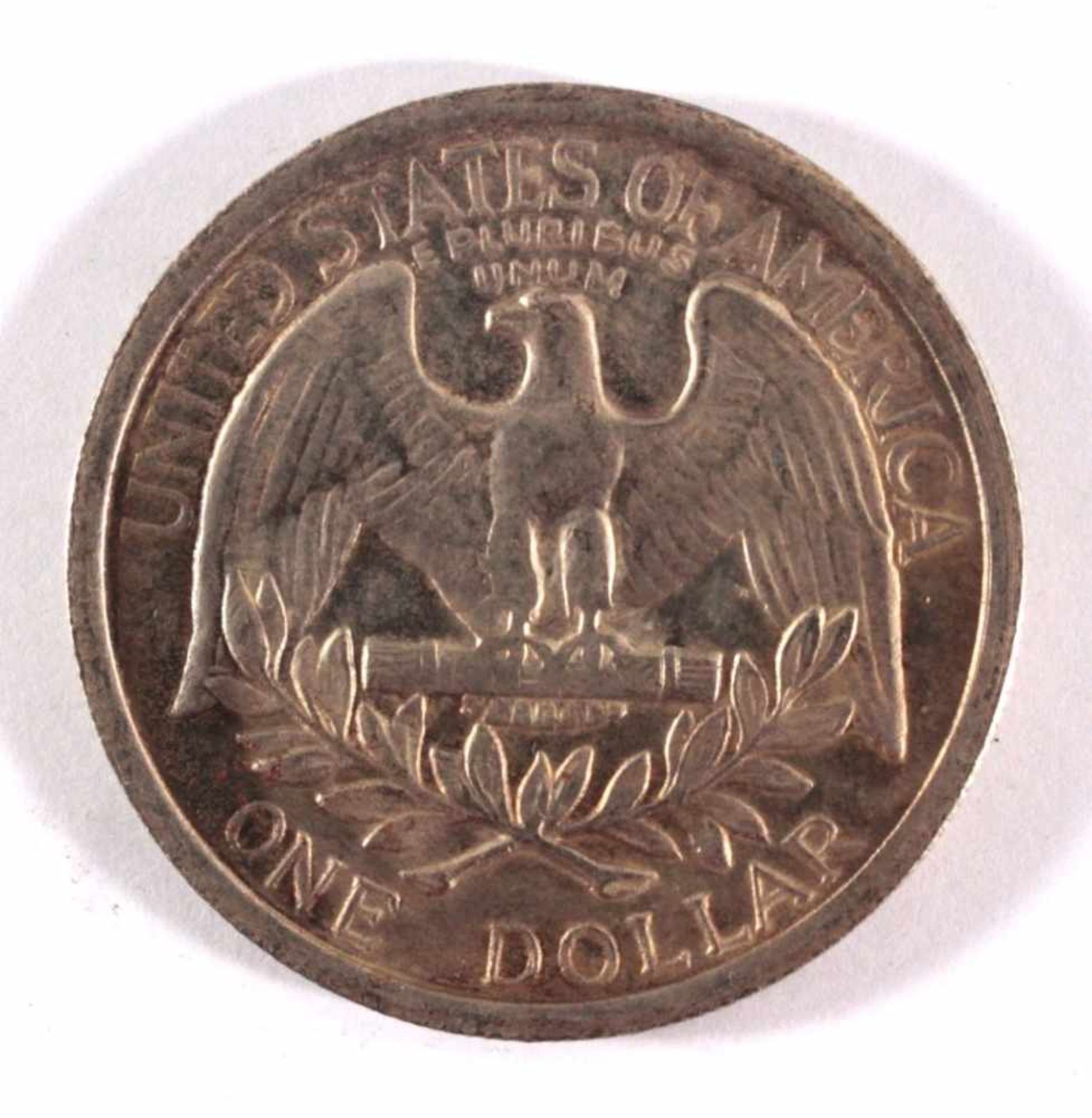 USA, Liberty one Silber-Dollar 1865Ca. 17,6 g - Bild 2 aus 2