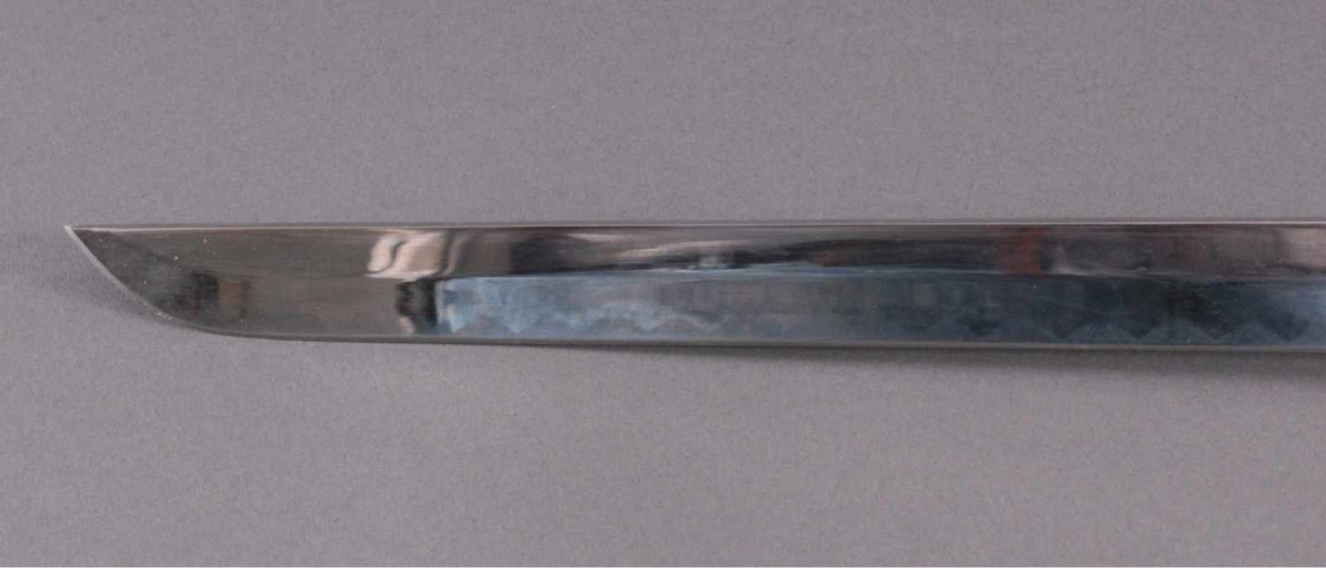 KatanaAuf der Klinge mit Herstellerbezeichnung C. Jul. HerbertzNR.G/48, 440, Scheide aus Holz, ca. - Bild 6 aus 6