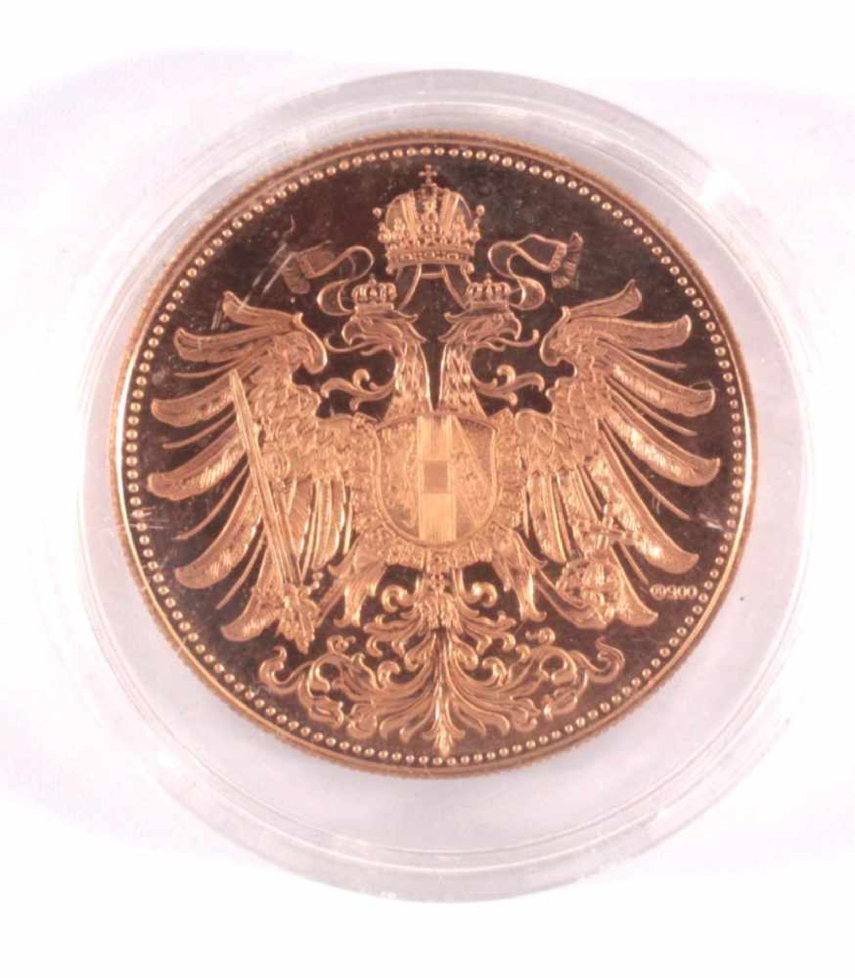 Gedenkmedaille Elisabeth Kaiserin von Österreich900er Gold, ca. D-3,4, 13 g - Image 2 of 2