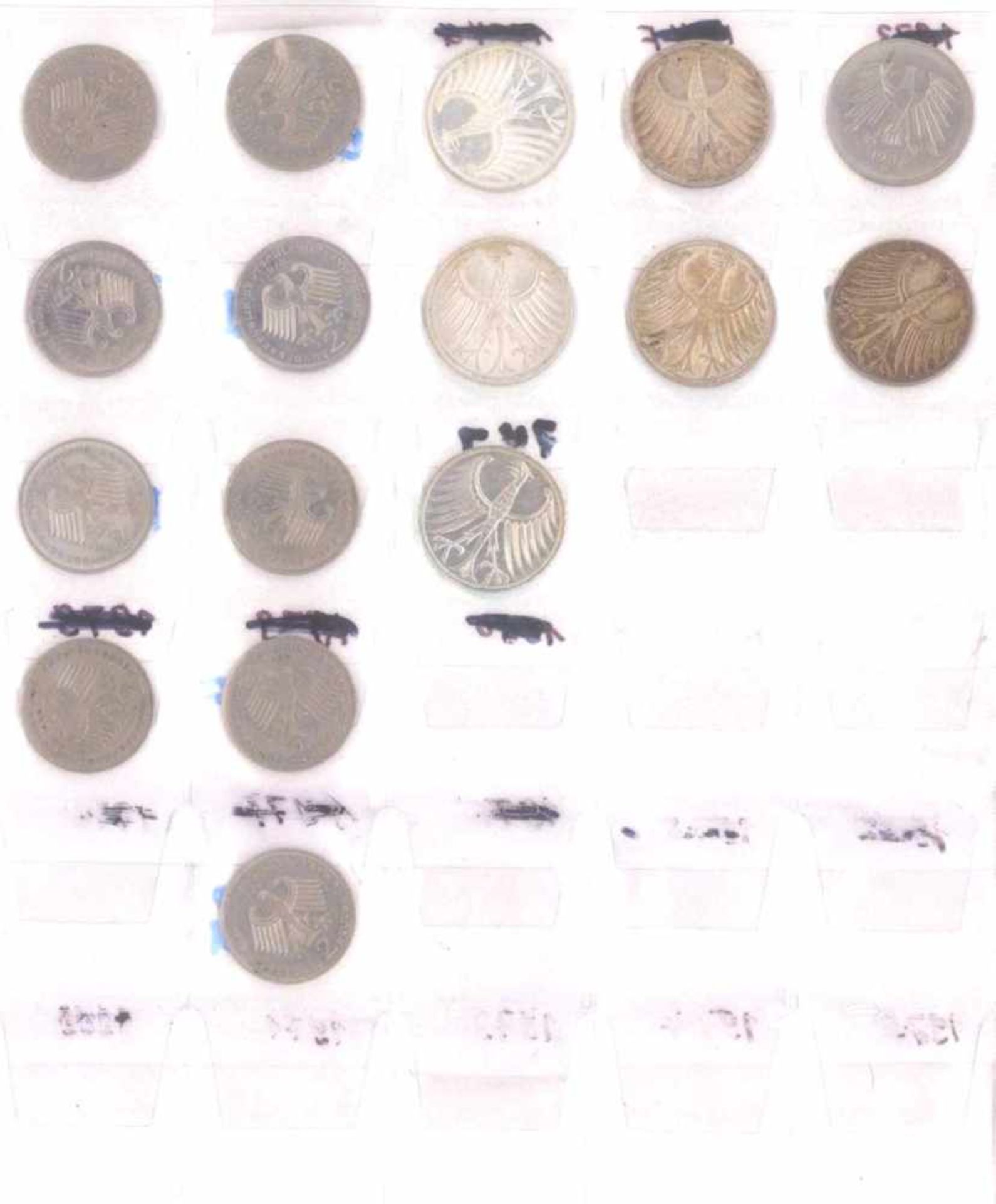 Sammlung Münzen BRDGesamt über 40 Münzen.7x 10-DM Münzen, dabei 4x Olympische Spiele 1972, 750 - Image 5 of 7