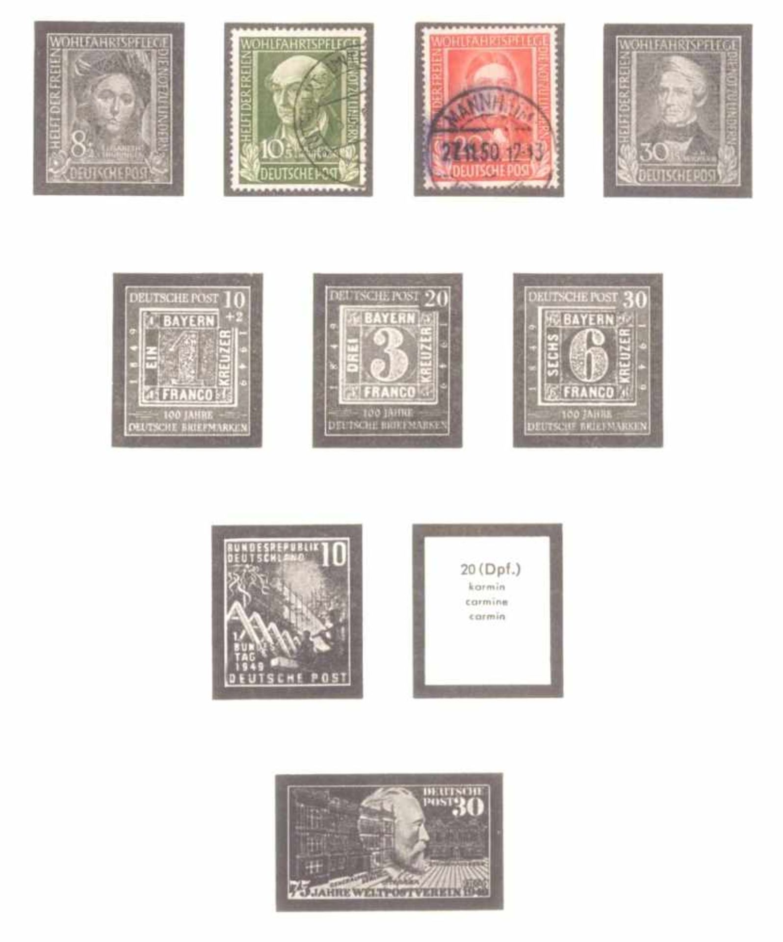 Briefmarken Nachlass9 Alben, Jugoslawien und BRD meist auf Lindner Vordruck, 3Steckalben, diese - Bild 6 aus 12