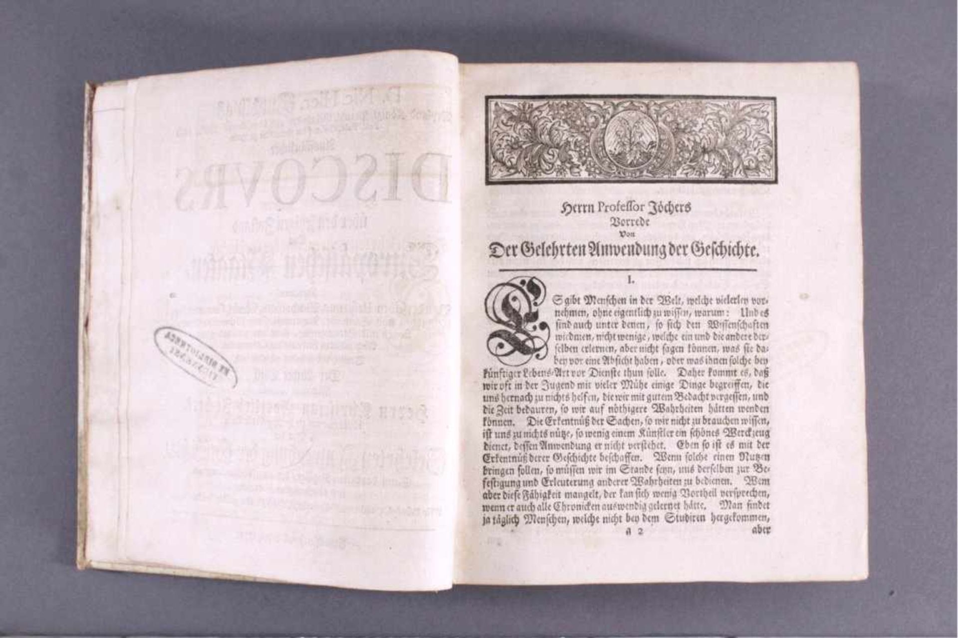 D. Nic. Hier Gundlings Discours, 1734Ausführlicher Discours über den jetzigen Zustand - Bild 4 aus 9