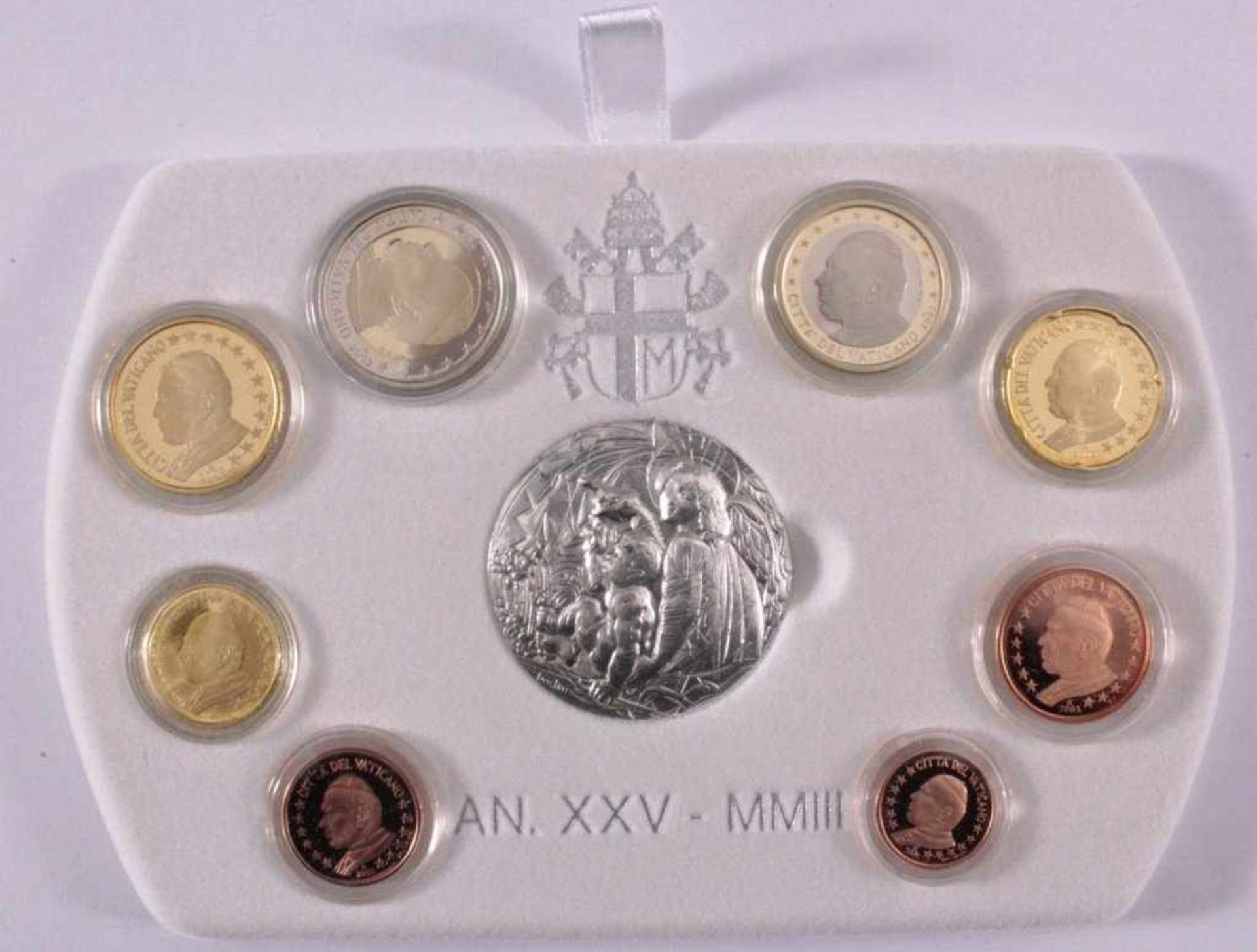 Vatikan KMS 2003Inklusive 925er Silbermedaille in Originaletui - Image 2 of 3