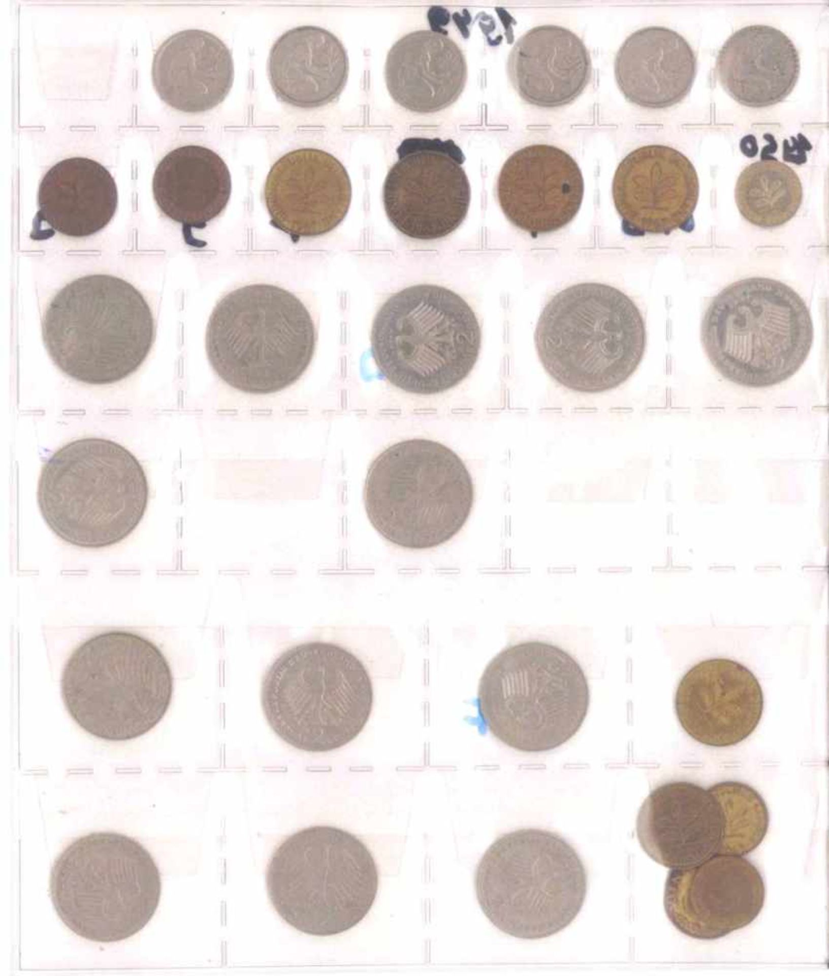 Sammlung Münzen BRDGesamt über 40 Münzen.7x 10-DM Münzen, dabei 4x Olympische Spiele 1972, 750 - Image 7 of 7
