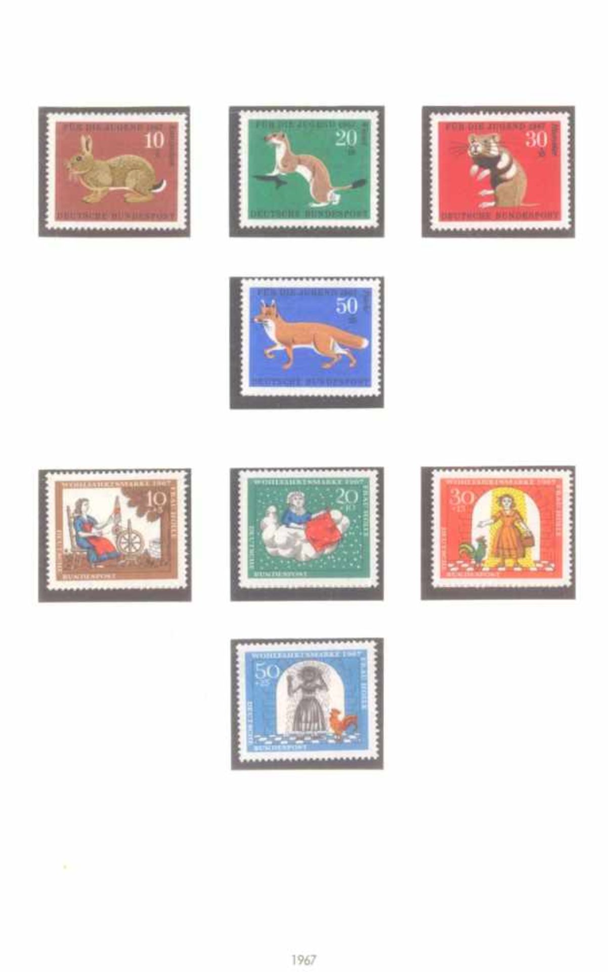 Kleiner Briefmarkennachlass, Bund, DDR, Berlin4 Alben, auch ein wenig Deutsches Reich.Wenig - Image 14 of 15