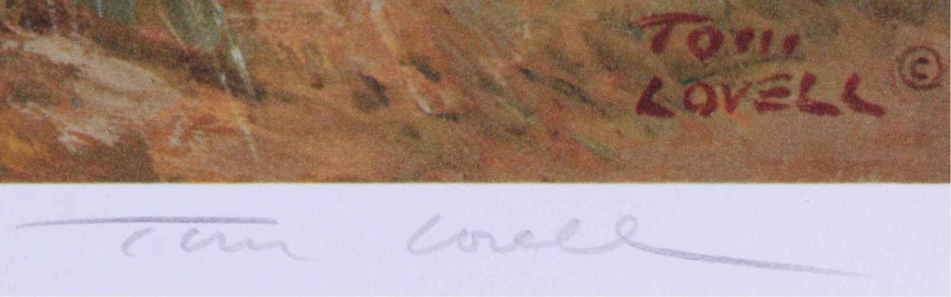 2 Lithographien, Wild West1x Tom Lovell - Tumbleweed Serenade, mit Bleistifthandsigniert, unter - Image 6 of 6