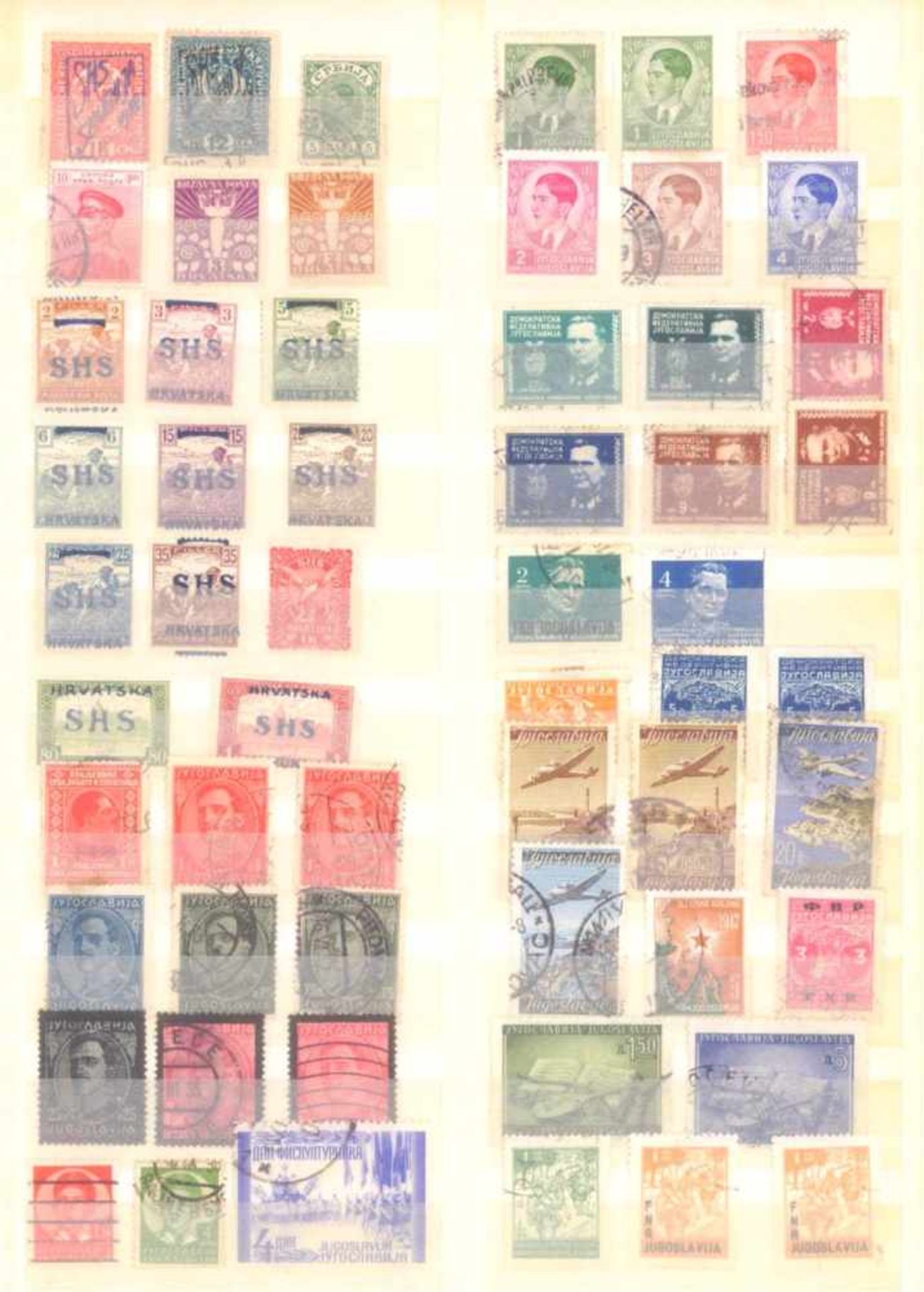 Briefmarken Nachlass9 Alben, Jugoslawien und BRD meist auf Lindner Vordruck, 3Steckalben, diese - Bild 7 aus 12