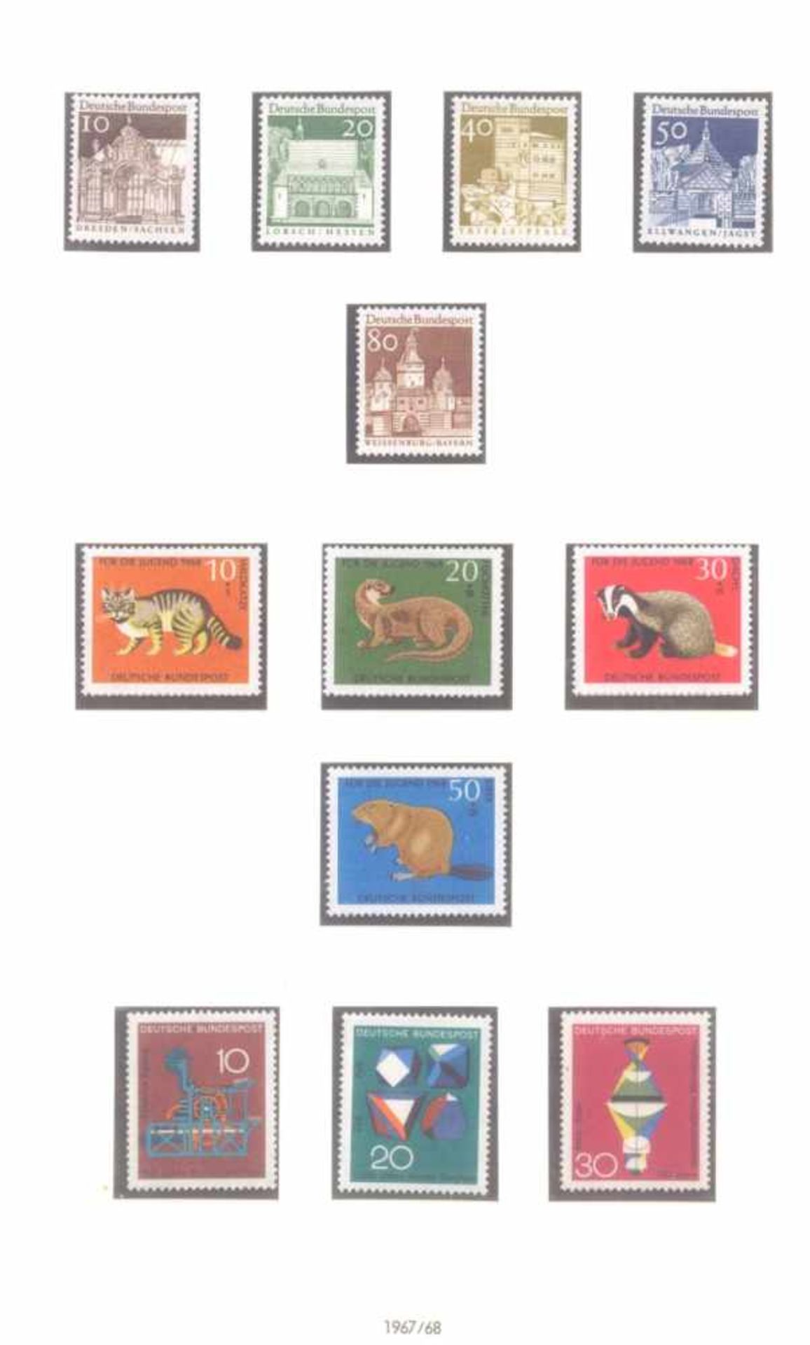 Kleiner Briefmarkennachlass, Bund, DDR, Berlin4 Alben, auch ein wenig Deutsches Reich.Wenig - Image 15 of 15