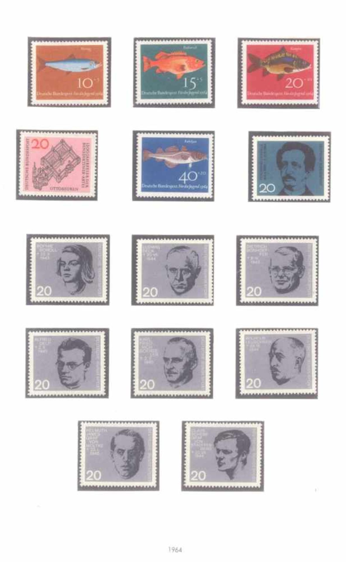 Kleiner Briefmarkennachlass, Bund, DDR, Berlin4 Alben, auch ein wenig Deutsches Reich.Wenig - Image 13 of 15