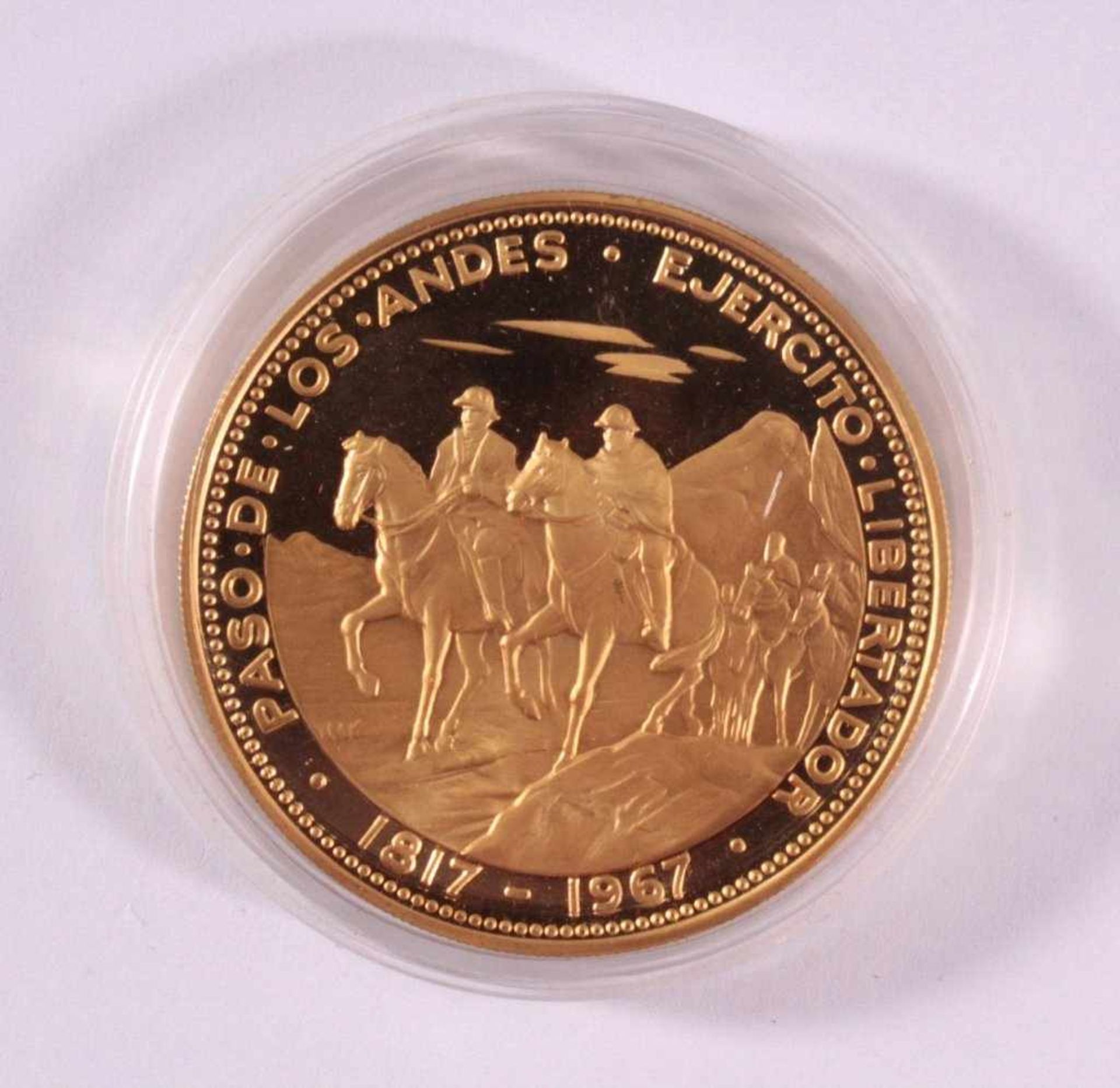 200 Pesos Chile 1968900er Gold, D-4 cm, 40,7 g