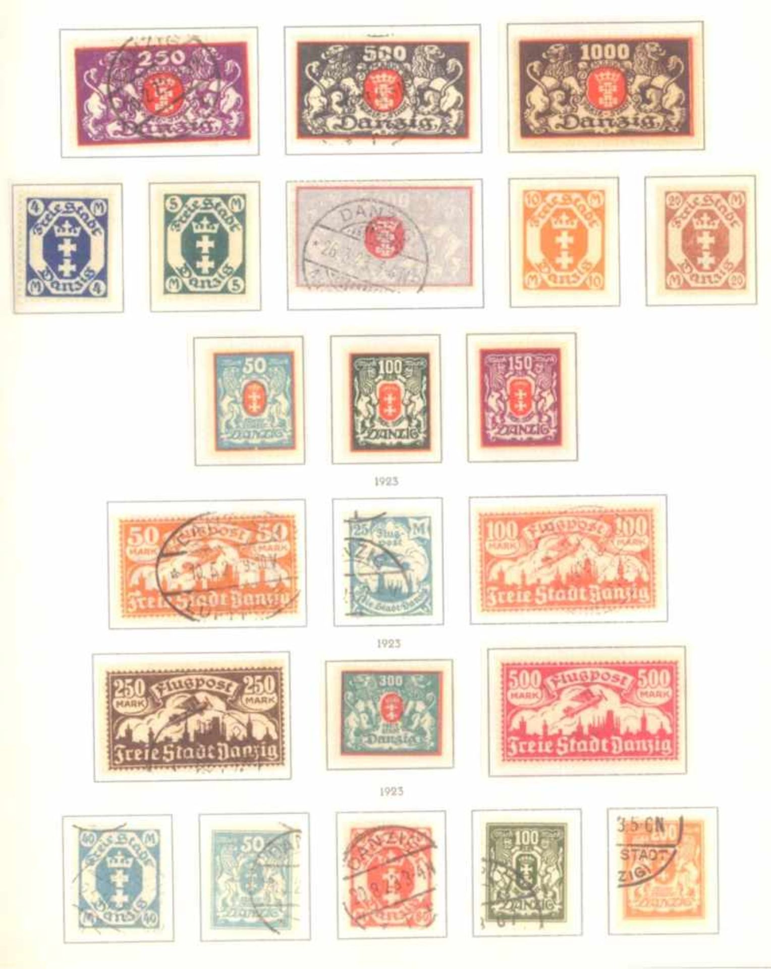 Sammlung Deutsches Reich 1872-1945Deutsches Reich inkl. Besetzte Gebiete, postfrisch,gestempelt - Bild 2 aus 15